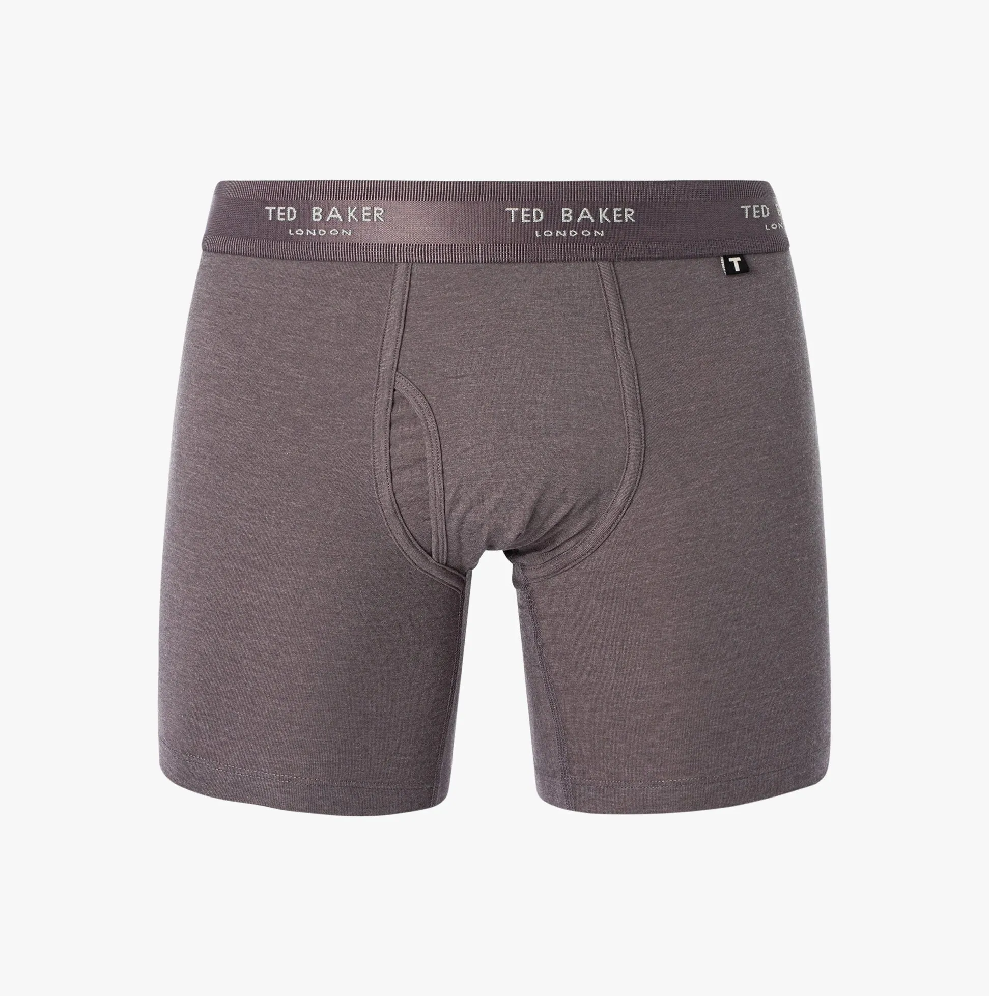 3-Pack Cotton Boxer Briefs Mens Grey/Heather/Black