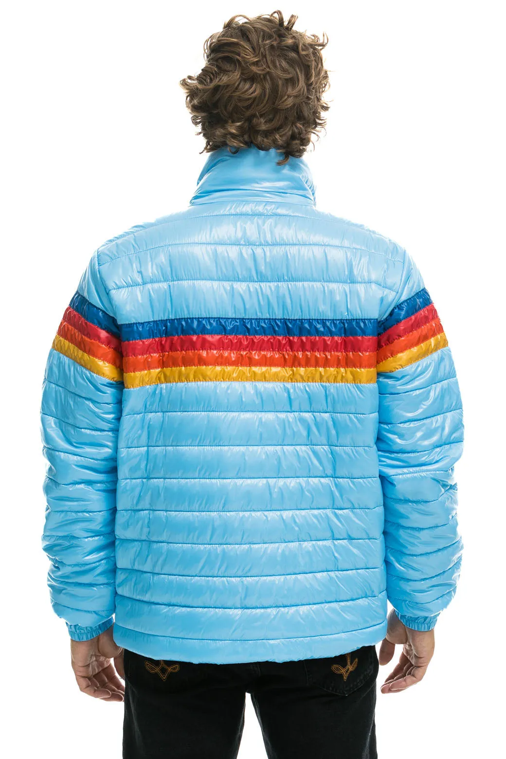 4 STRIPE TRAVELER JACKET - GLOSSY SKY