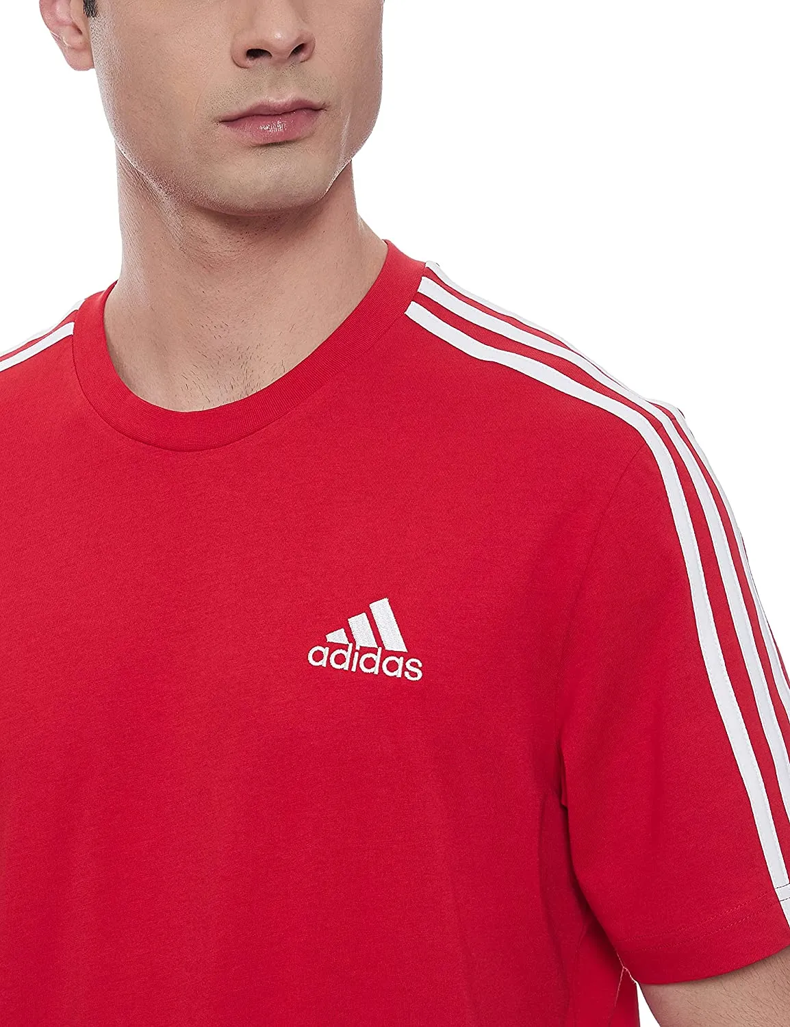 Adidas Regular Men's T Shirts Red -Gu7476