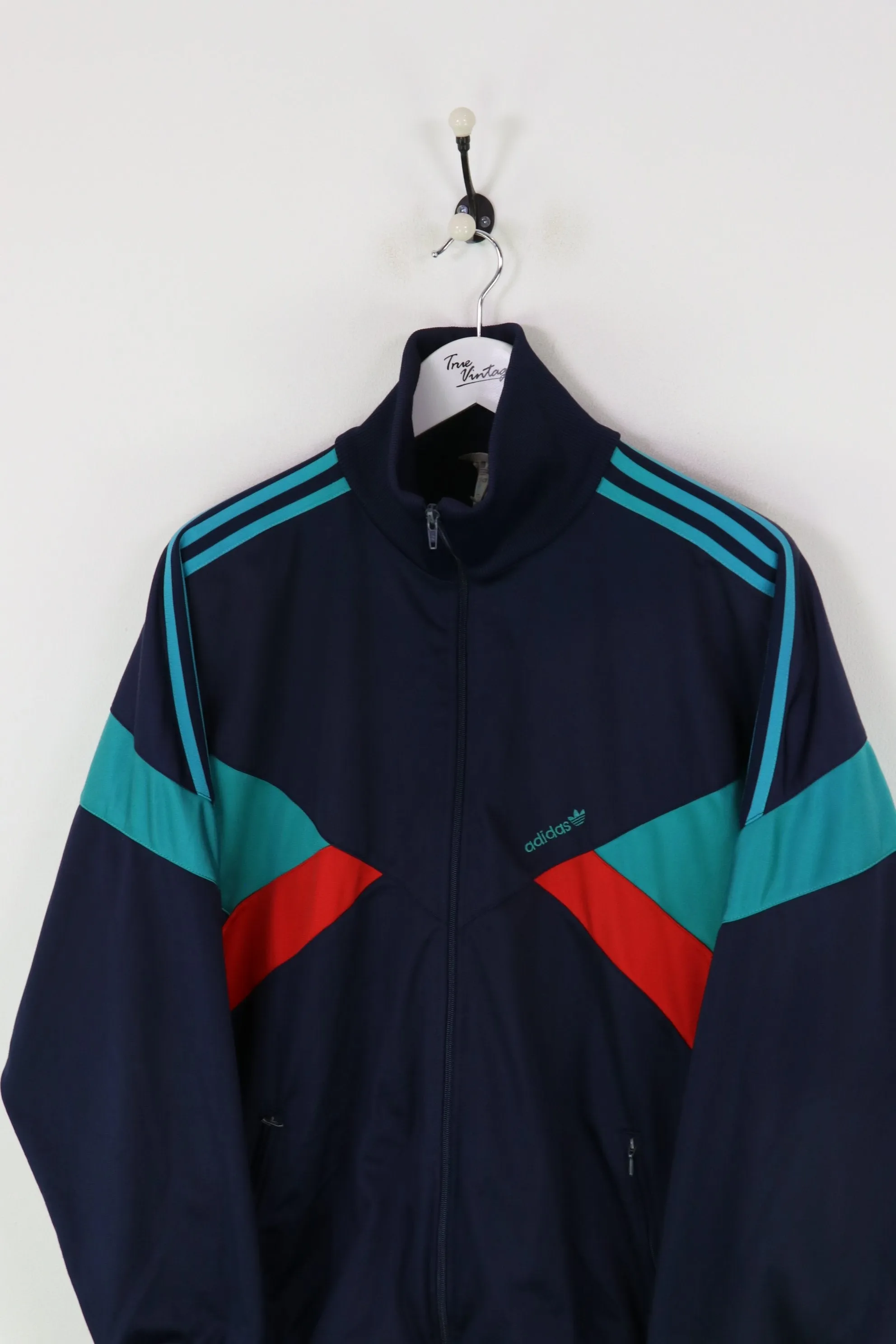 Adidas Track Jacket Navy/Green/Red XL