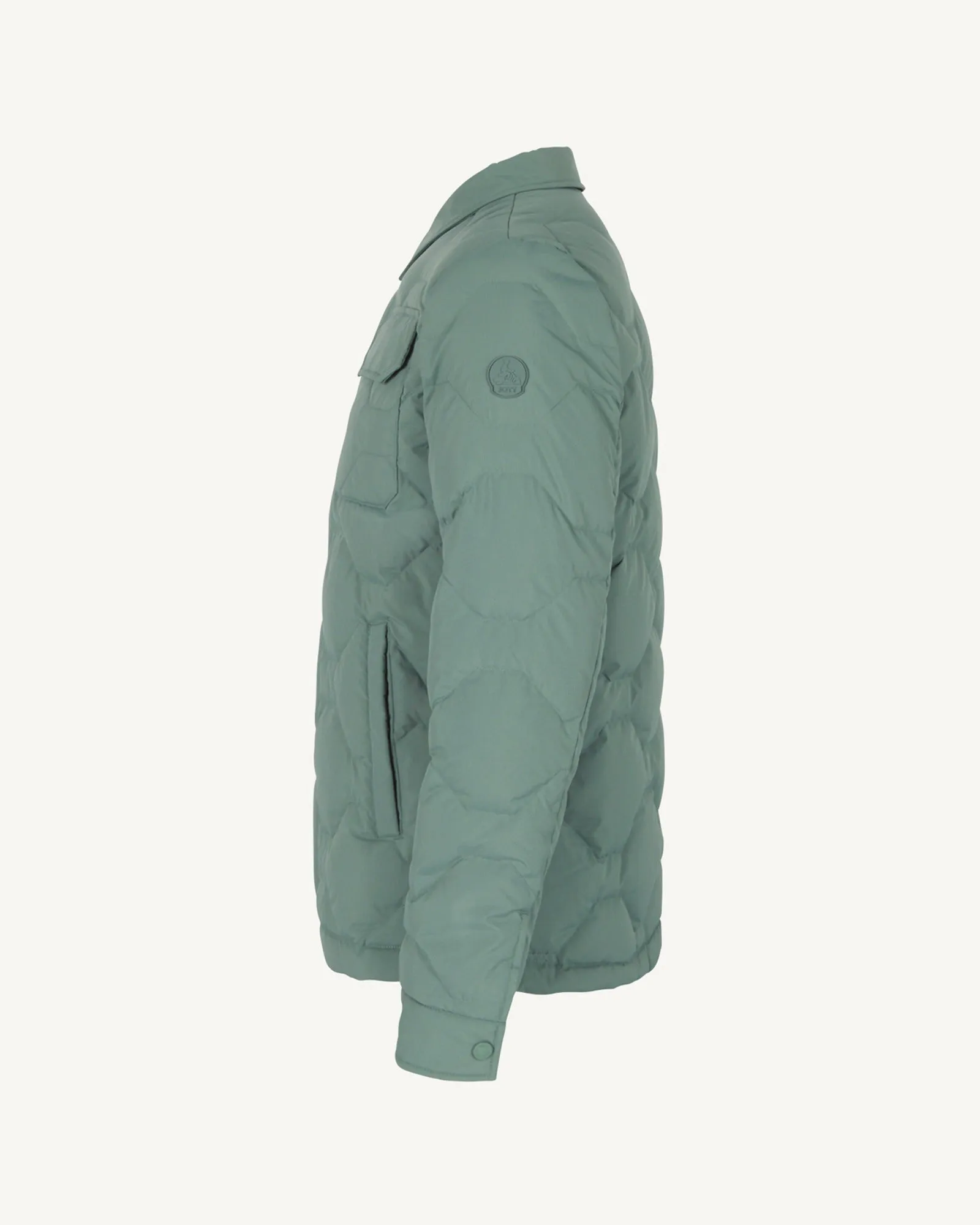 Mens Andy Ultralight Celadon Green Overshirt Winter Jacket - Lightweight, Warm, and Stylish Outdoor Layer