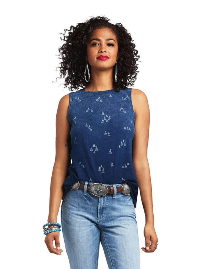 Ariat 10039825 Womens District Tank Indigo