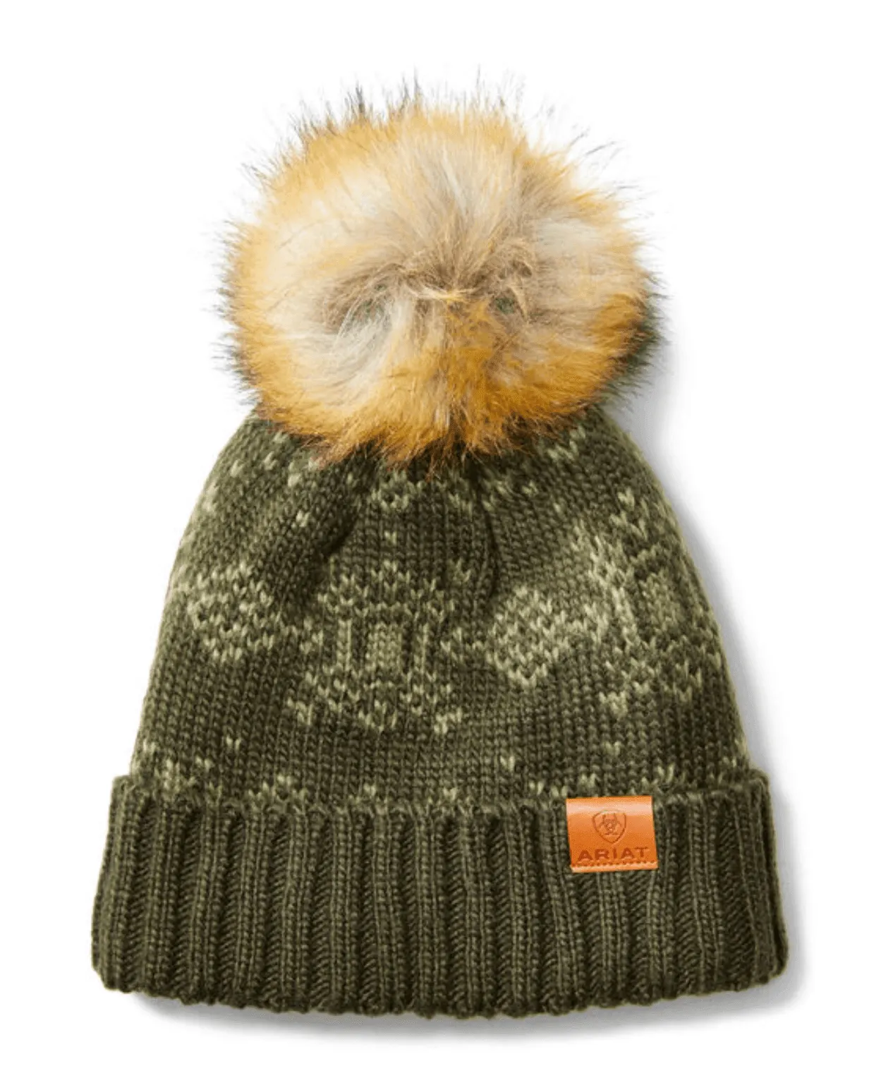 Ariat Women's Forest Mist/Four Leaf Patrona Beanie 10041922