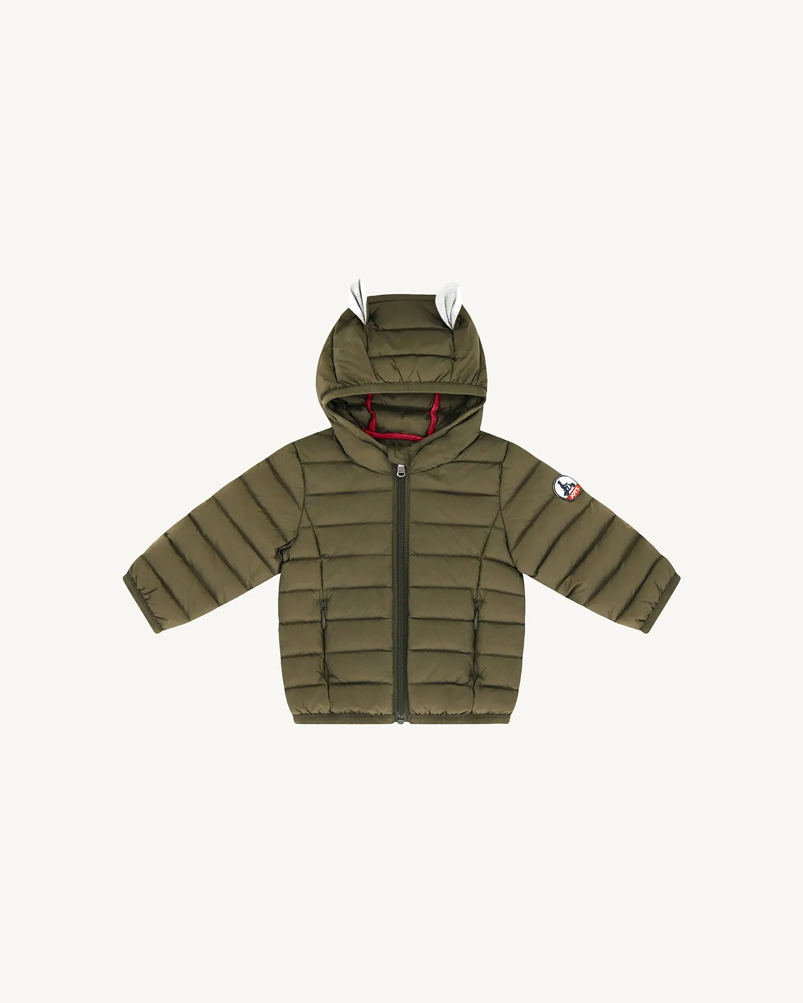 Army Mael baby hooded puffer jacket