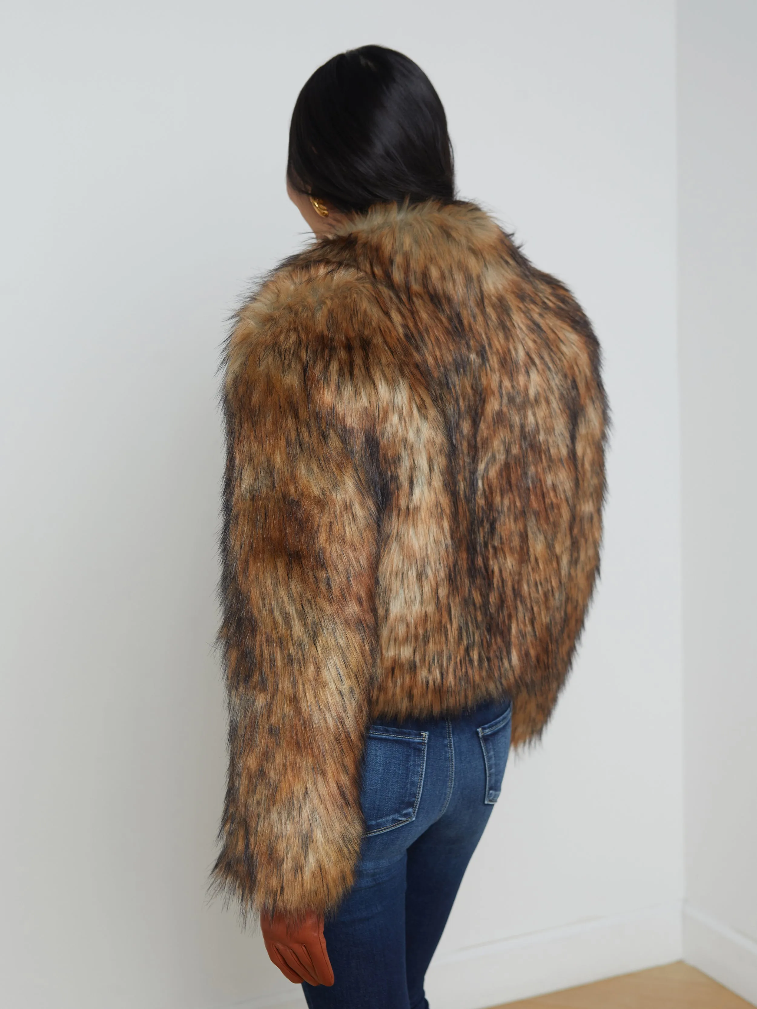 Luxurious Aura Faux Fur Coat