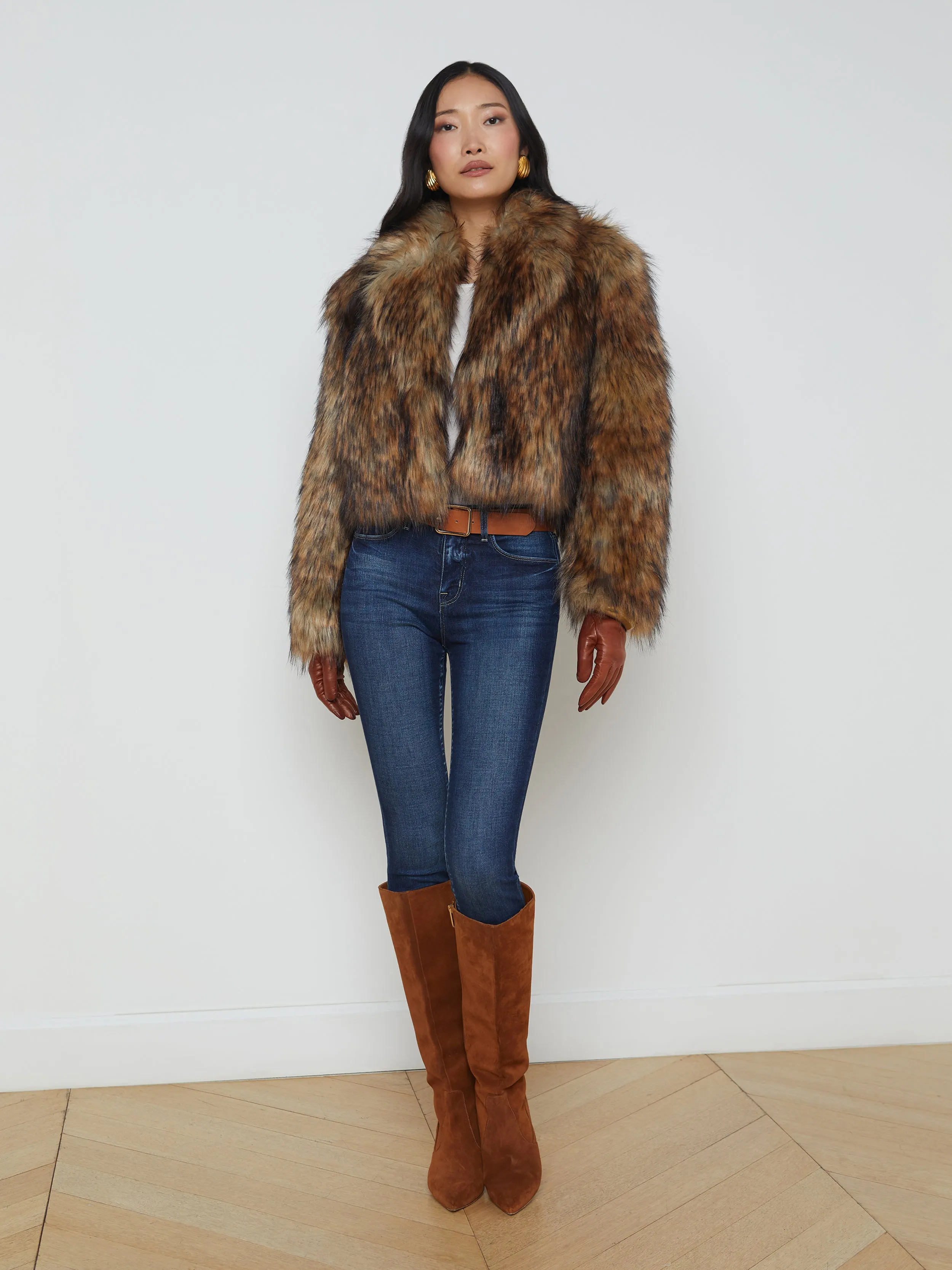 Luxurious Aura Faux Fur Coat