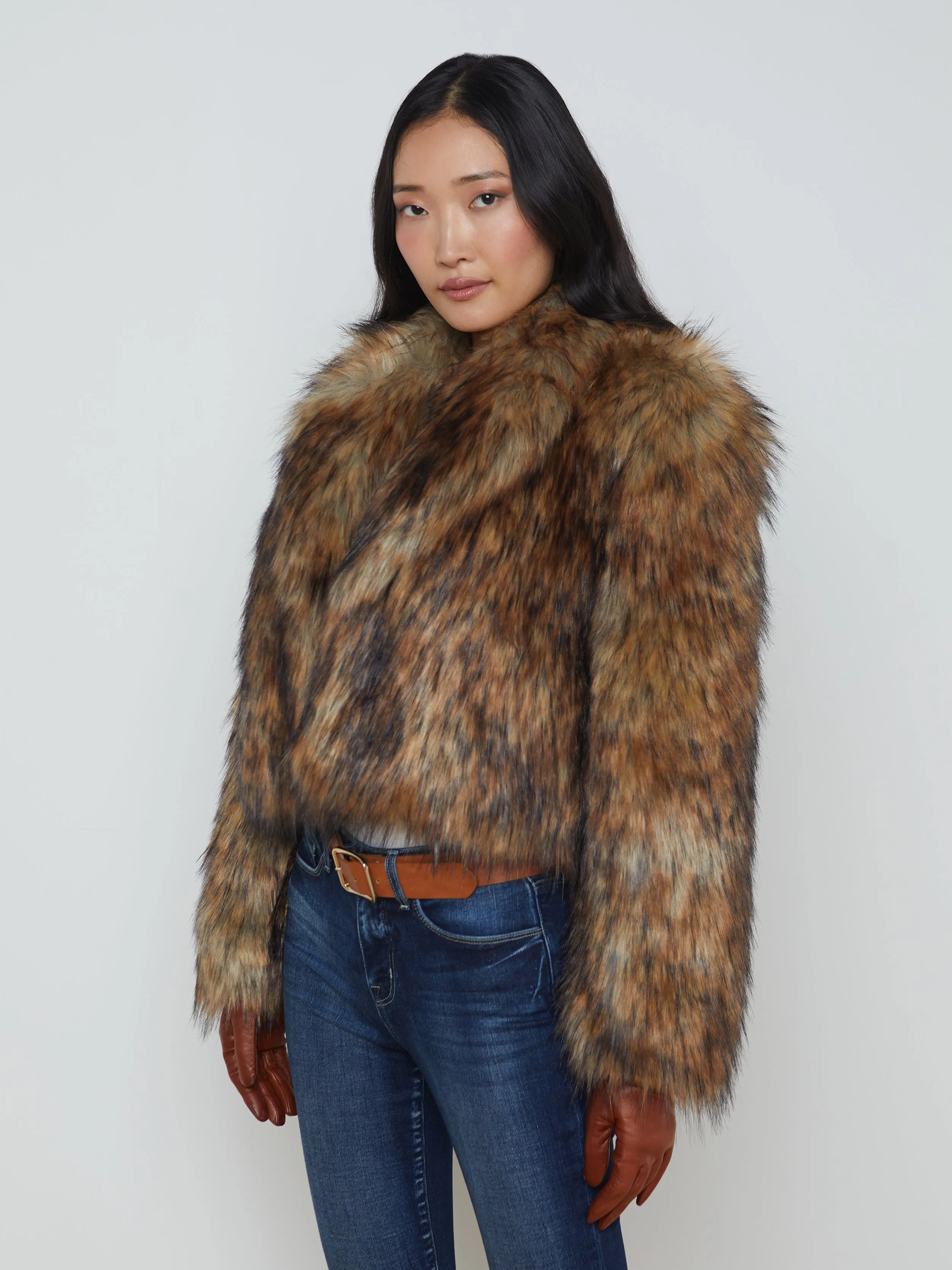 Luxurious Aura Faux Fur Coat