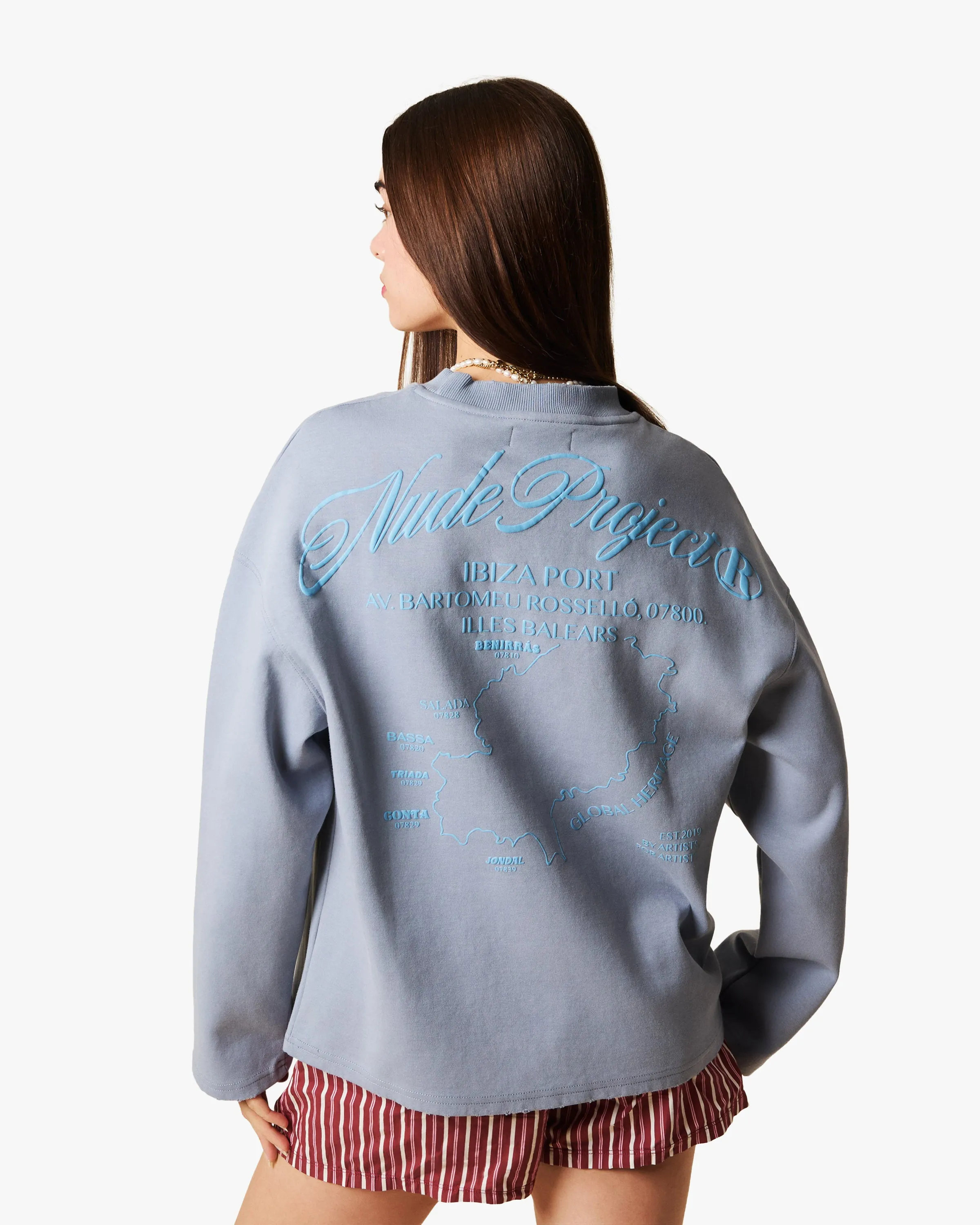 BALEAR CREWNECK PALE BLUE