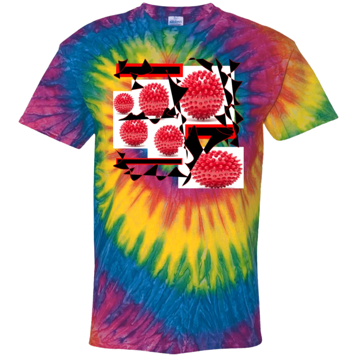 balls CD100 100% Cotton Tie Dye T-Shirt