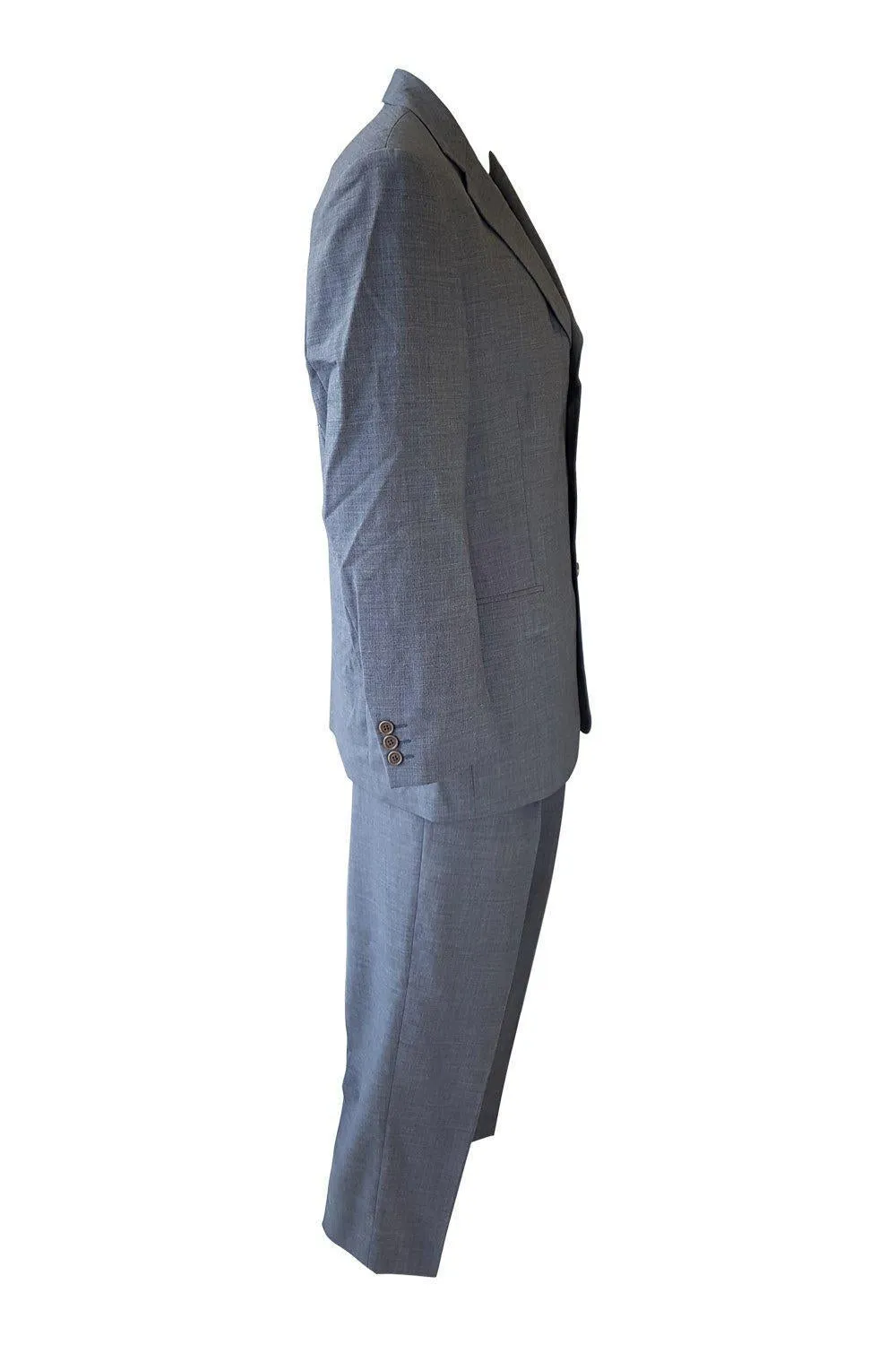 BALMAIN Vintage Men's Single Breasted Grey Suit (40")