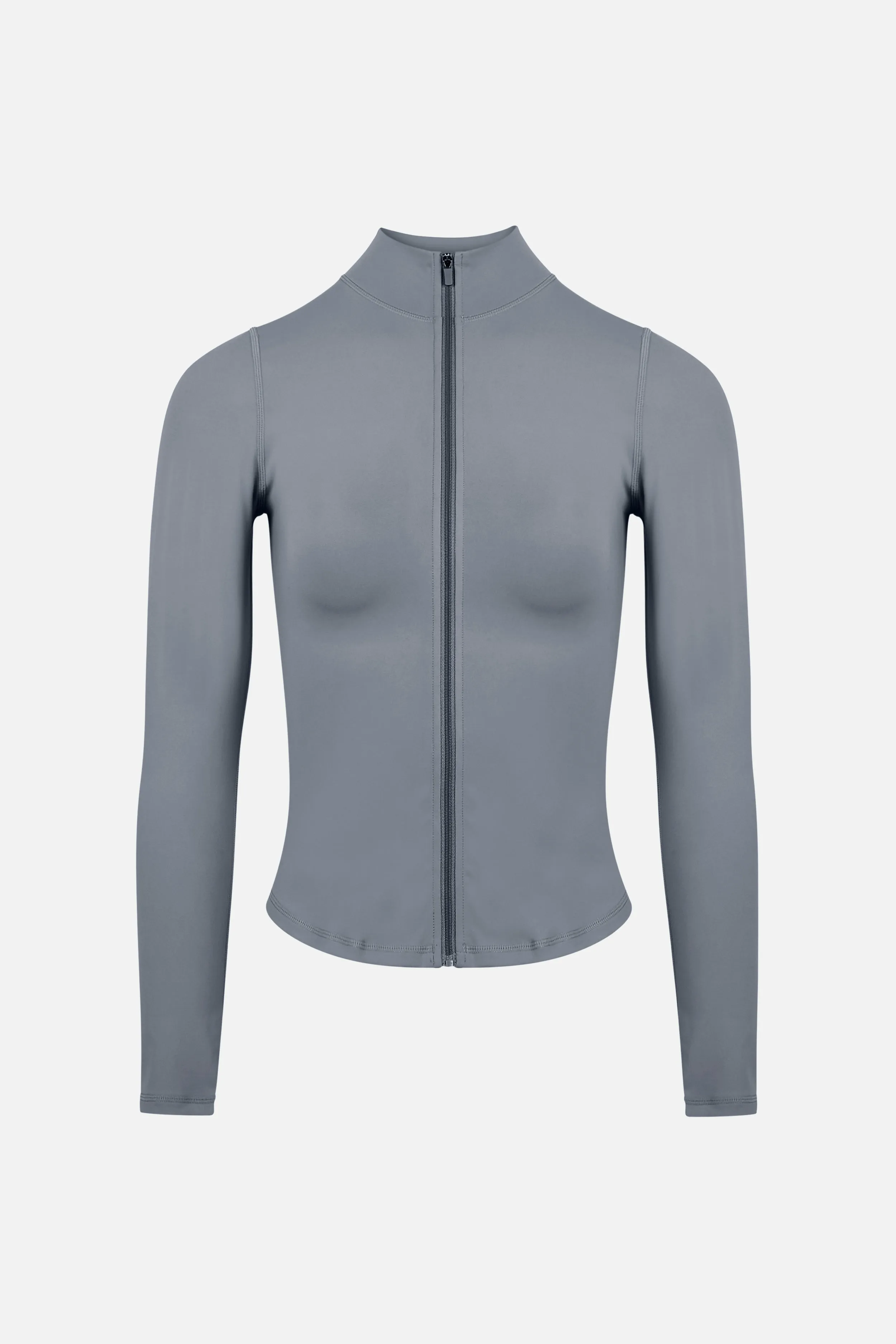 Base Sculpting Zip Up Jacket - Misty Blue