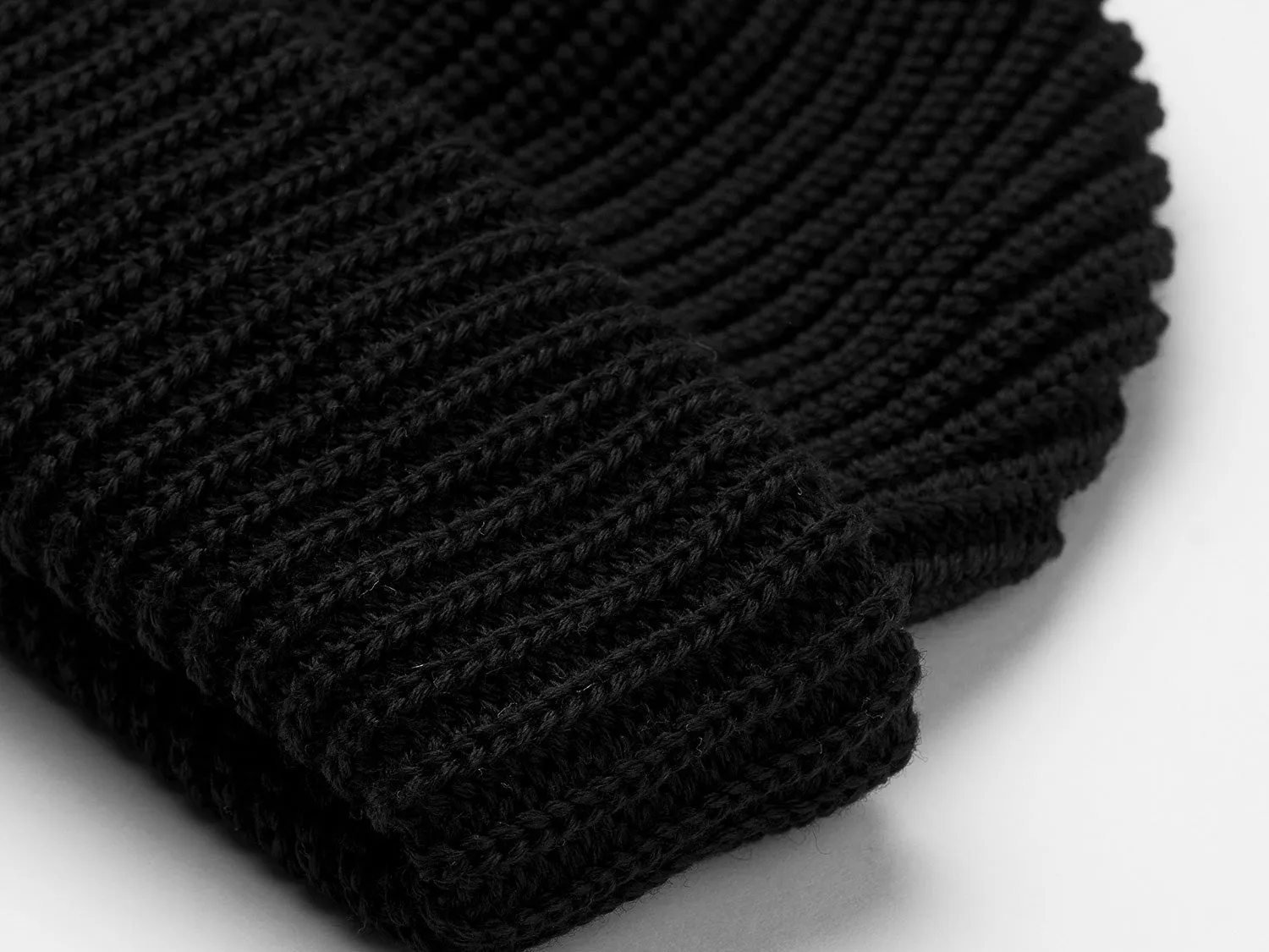 Beanie Merino Wool Black