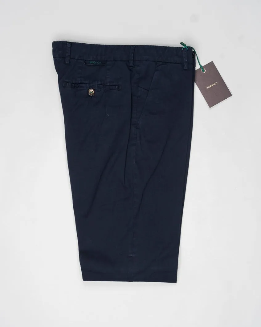 Berwich Morello Garment Dyed Chinos / Navy