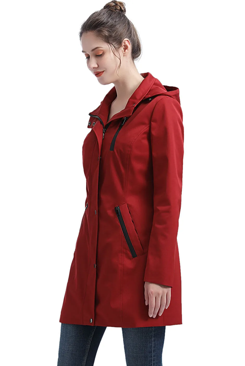 BGSD Women Easton Waterproof Hooded Anorak Jacket