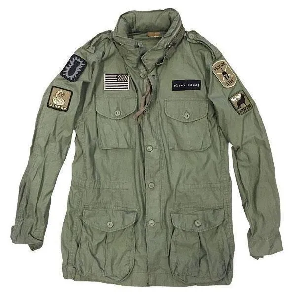 Black Sheep Label Series Fatigue Jacket Olive