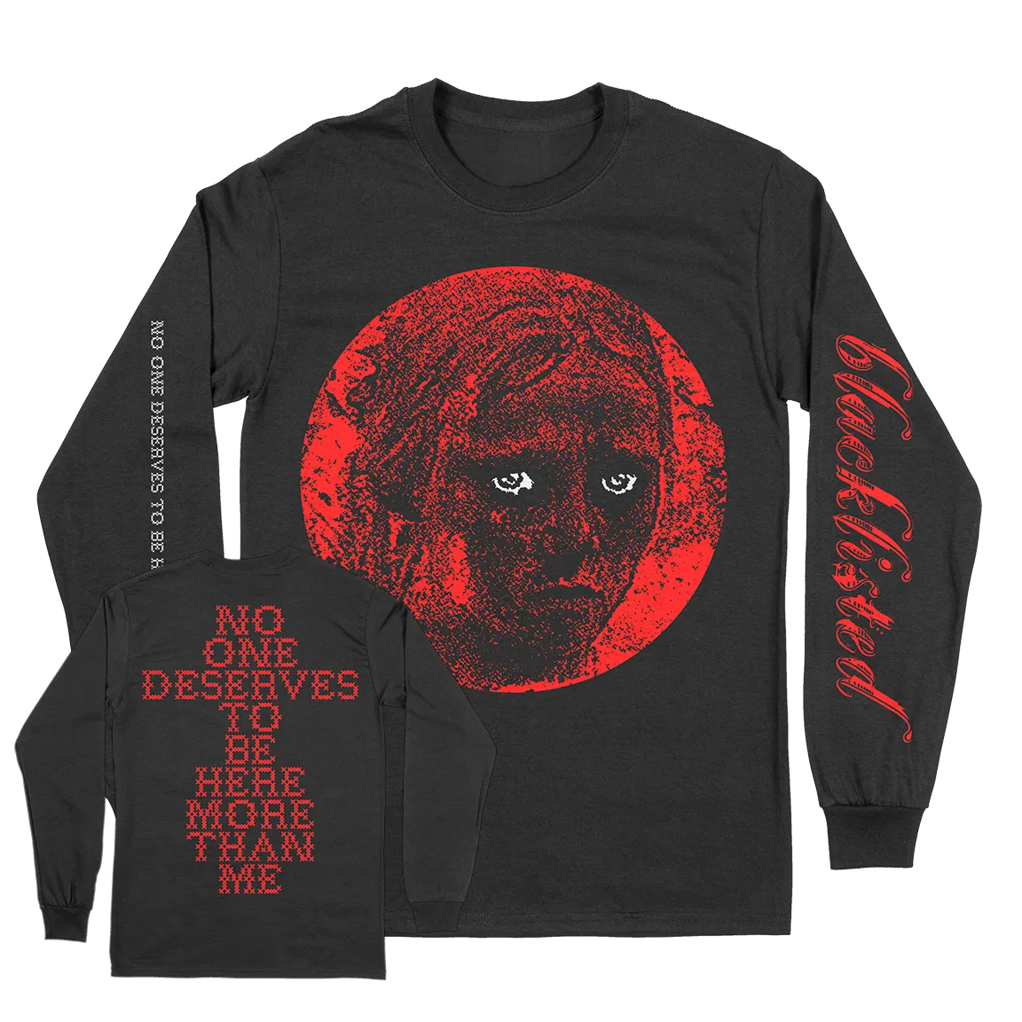 Blacklisted “No One: Girl” Black Longsleeve