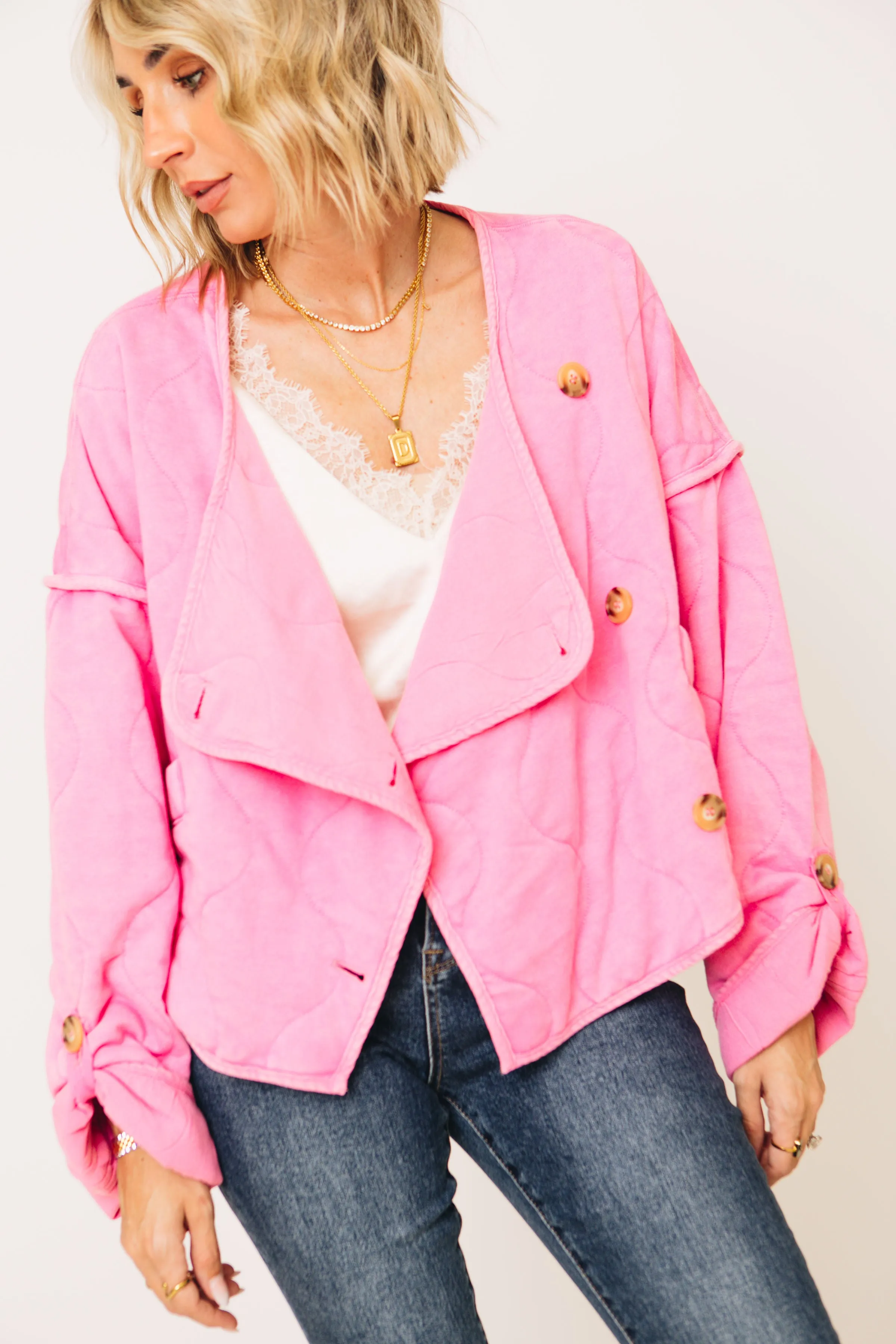 Bohemian Bliss - Quilted Cropped Jacket (S-XL)