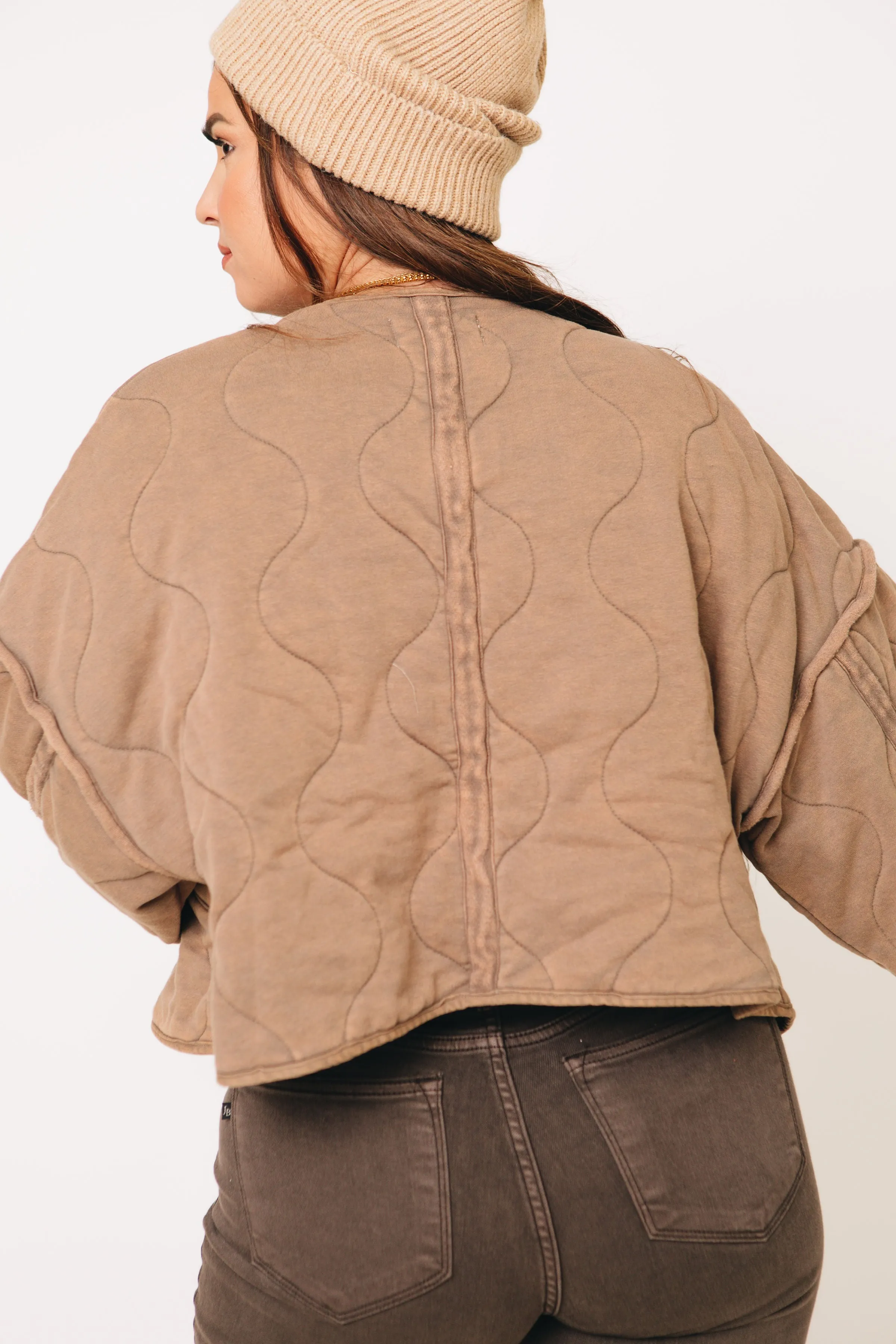 Bohemian Bliss - Quilted Cropped Jacket (S-XL)