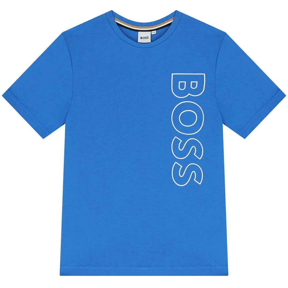 Boss T-Shirt Logo Navy