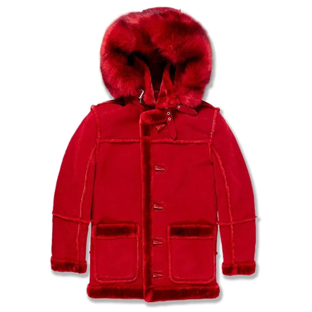 Boys Jordan Craig Denali Shearling Jacket (Red) 91540B