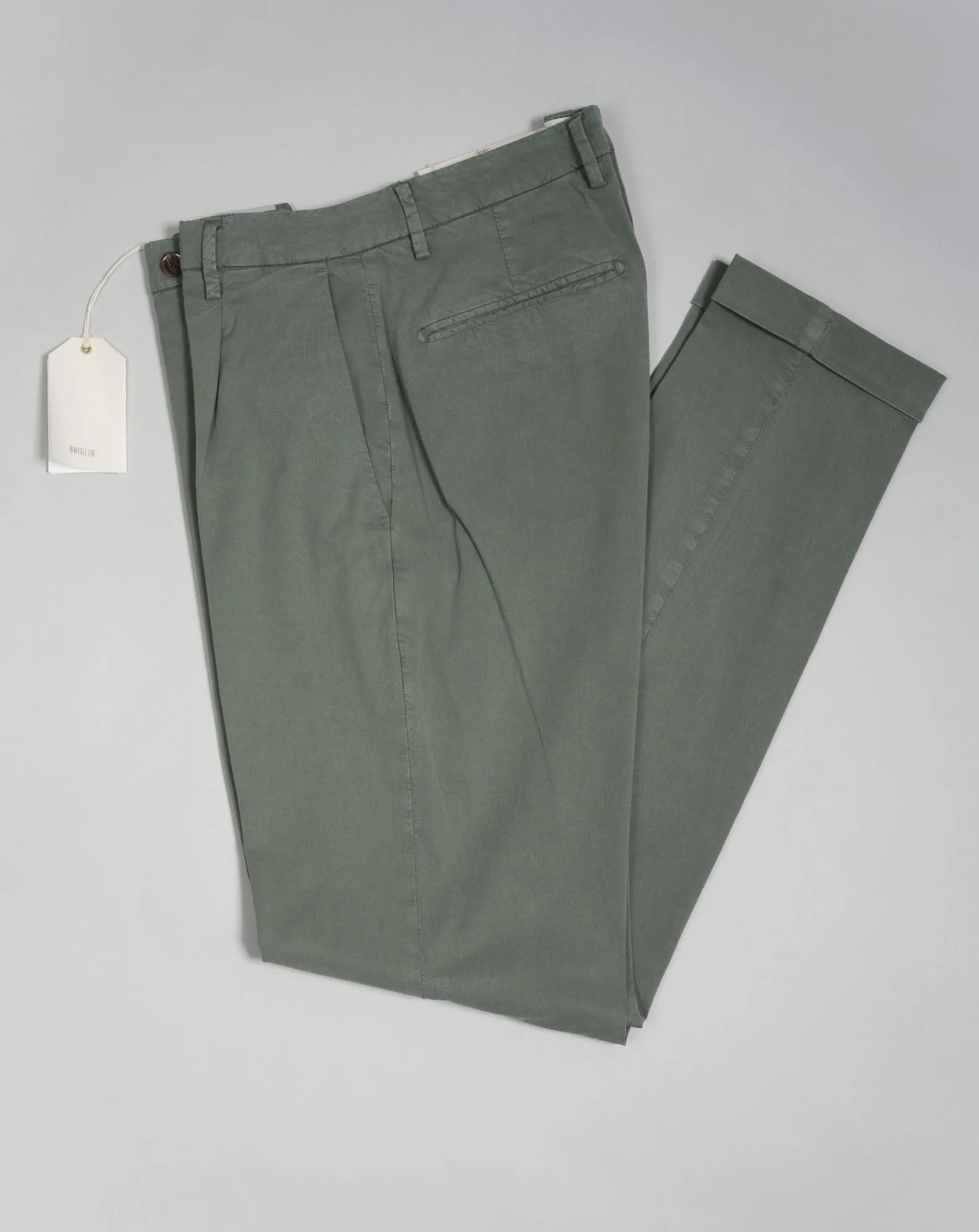 Briglia Garment Dyed Chinos / Light Green