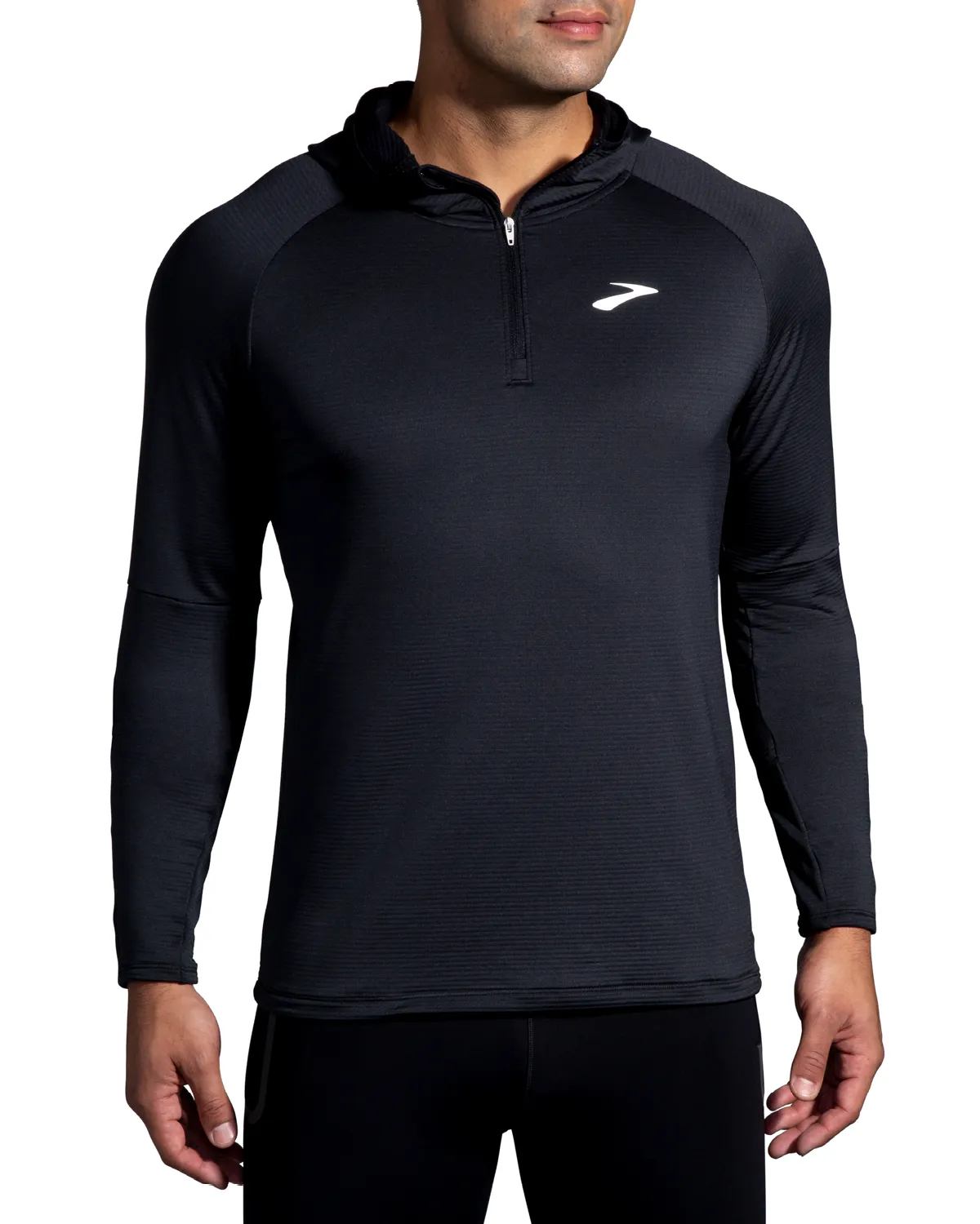 Brooks TCM Notch Thermal Hoodie - Black (Men's Sizing)