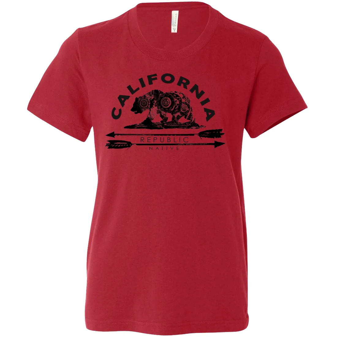 California Arrow Bear Asst Colors Youth T-Shirt/tee