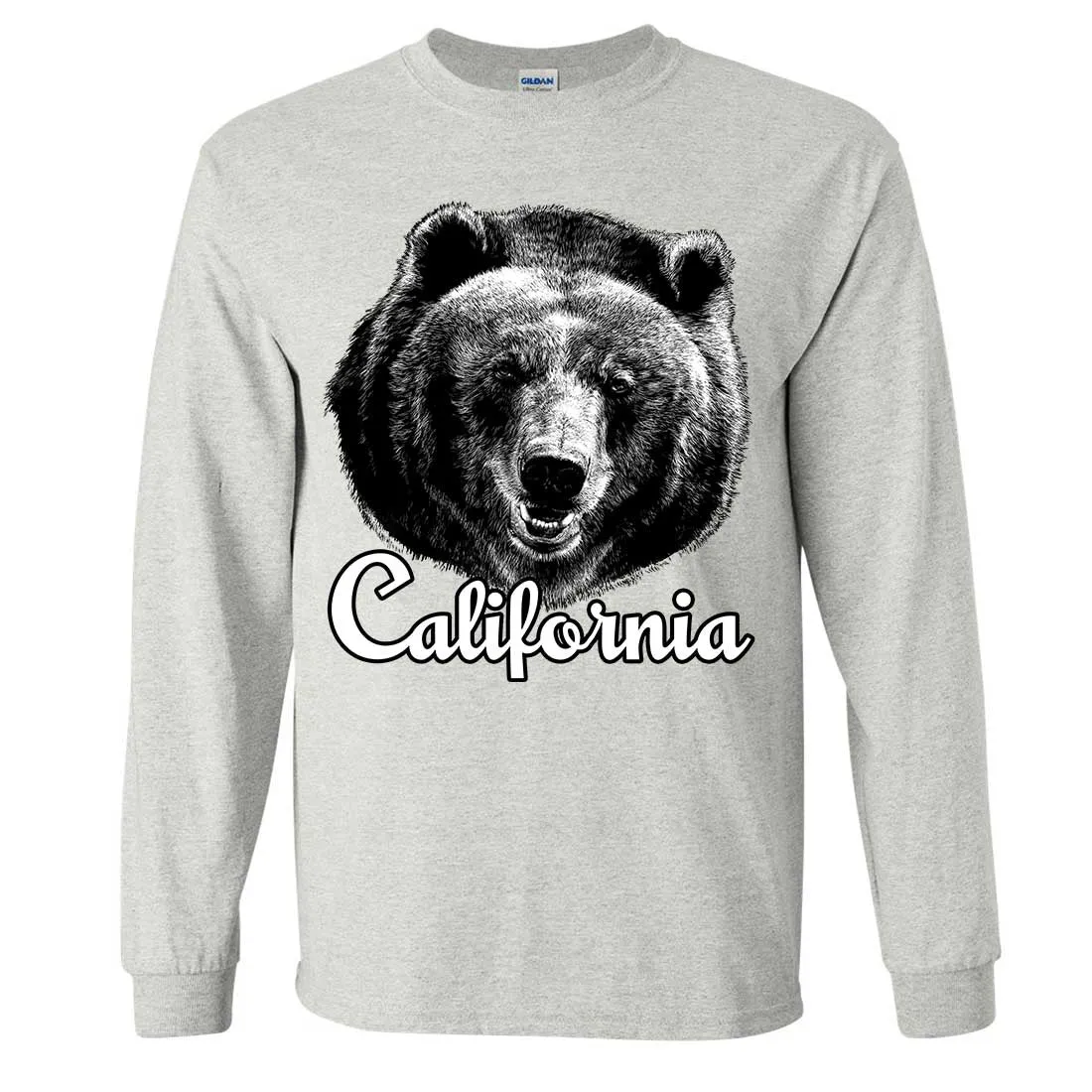 California Grizzly Bear Long Sleeve Shirt