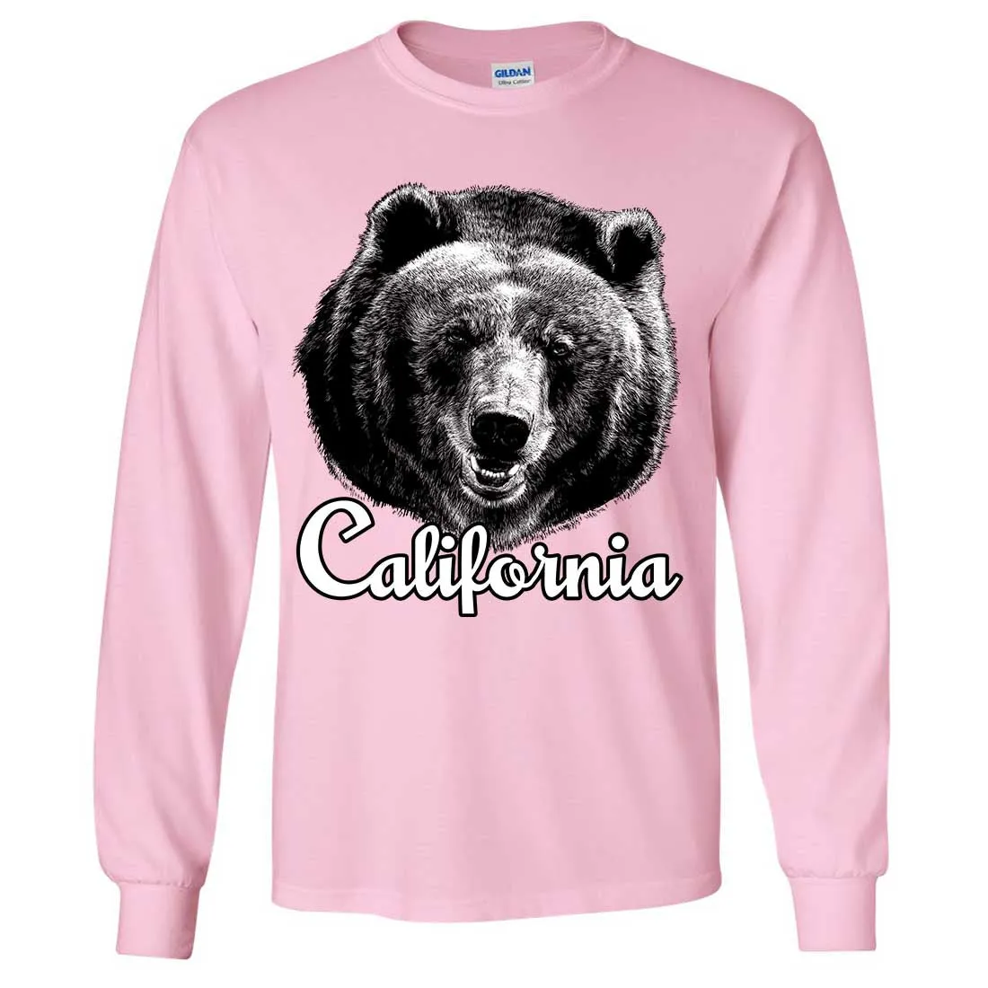 California Grizzly Bear Long Sleeve Shirt