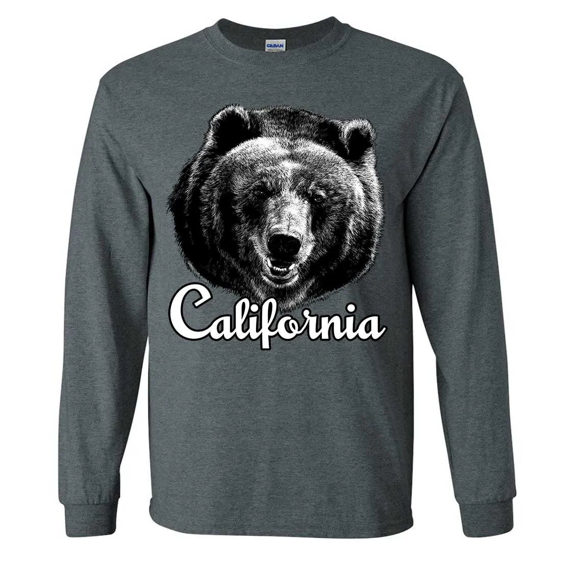 California Grizzly Bear Long Sleeve Shirt