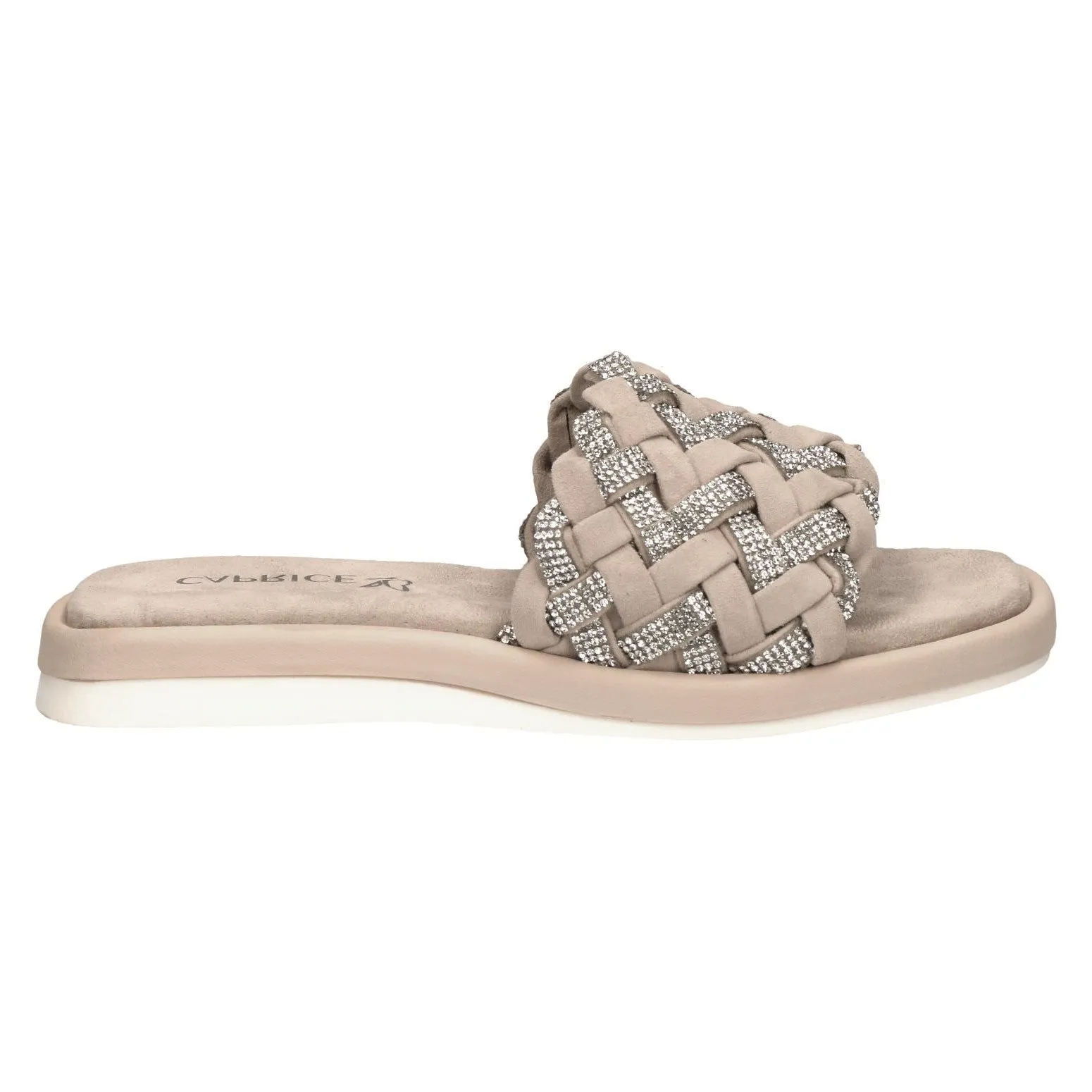 Caprice Ladies Woven Backless Sandal