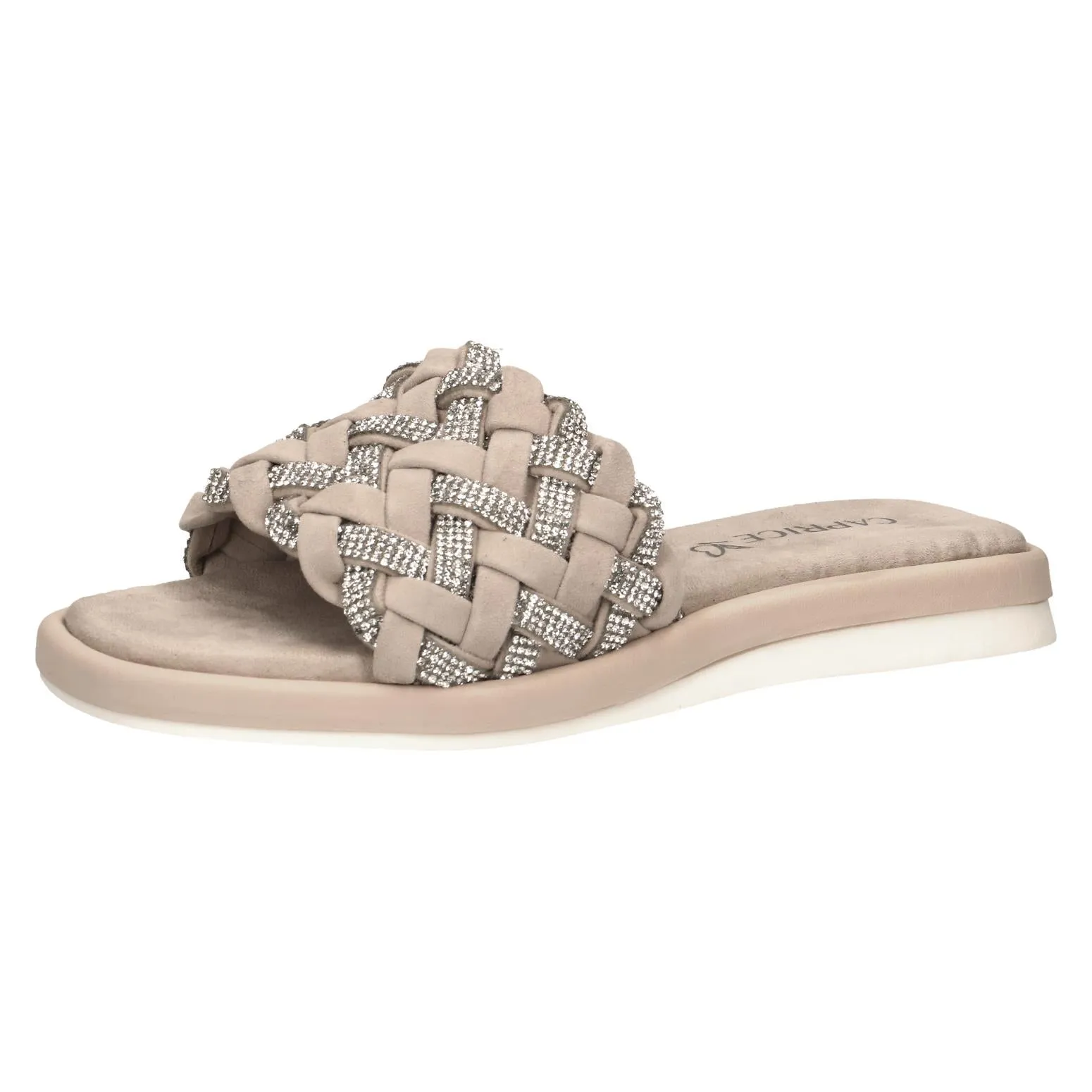 Caprice Ladies Woven Backless Sandal