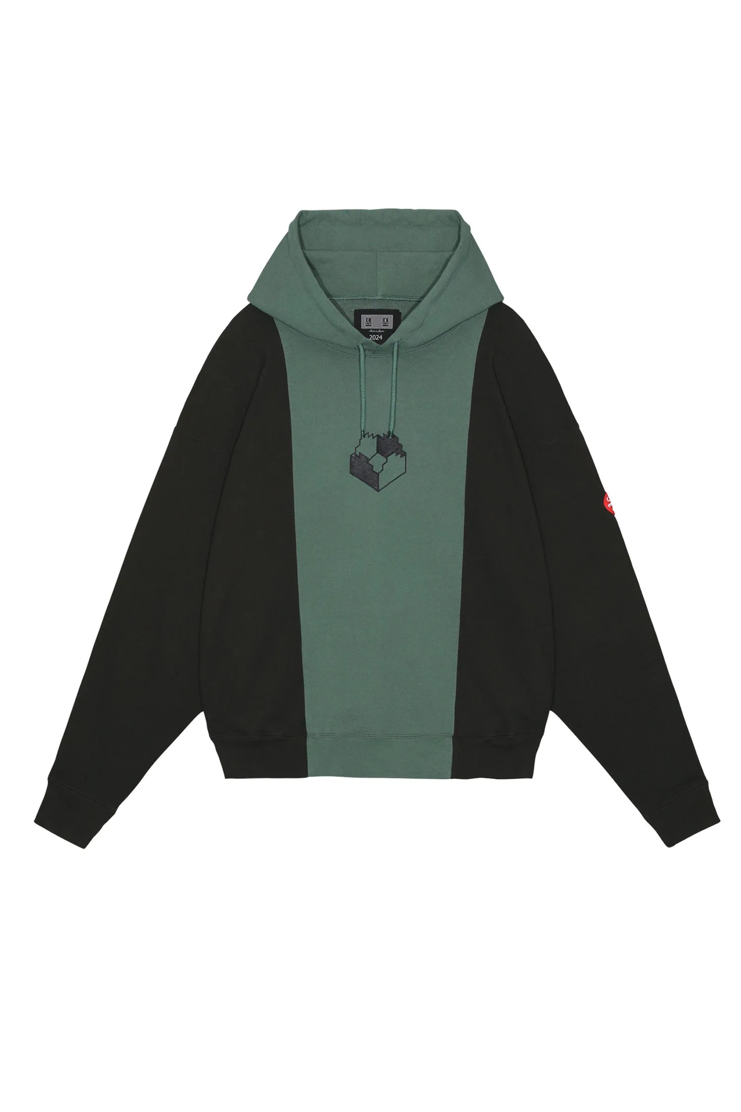 CAV EMPT - PANELED TWO TONE HOODY