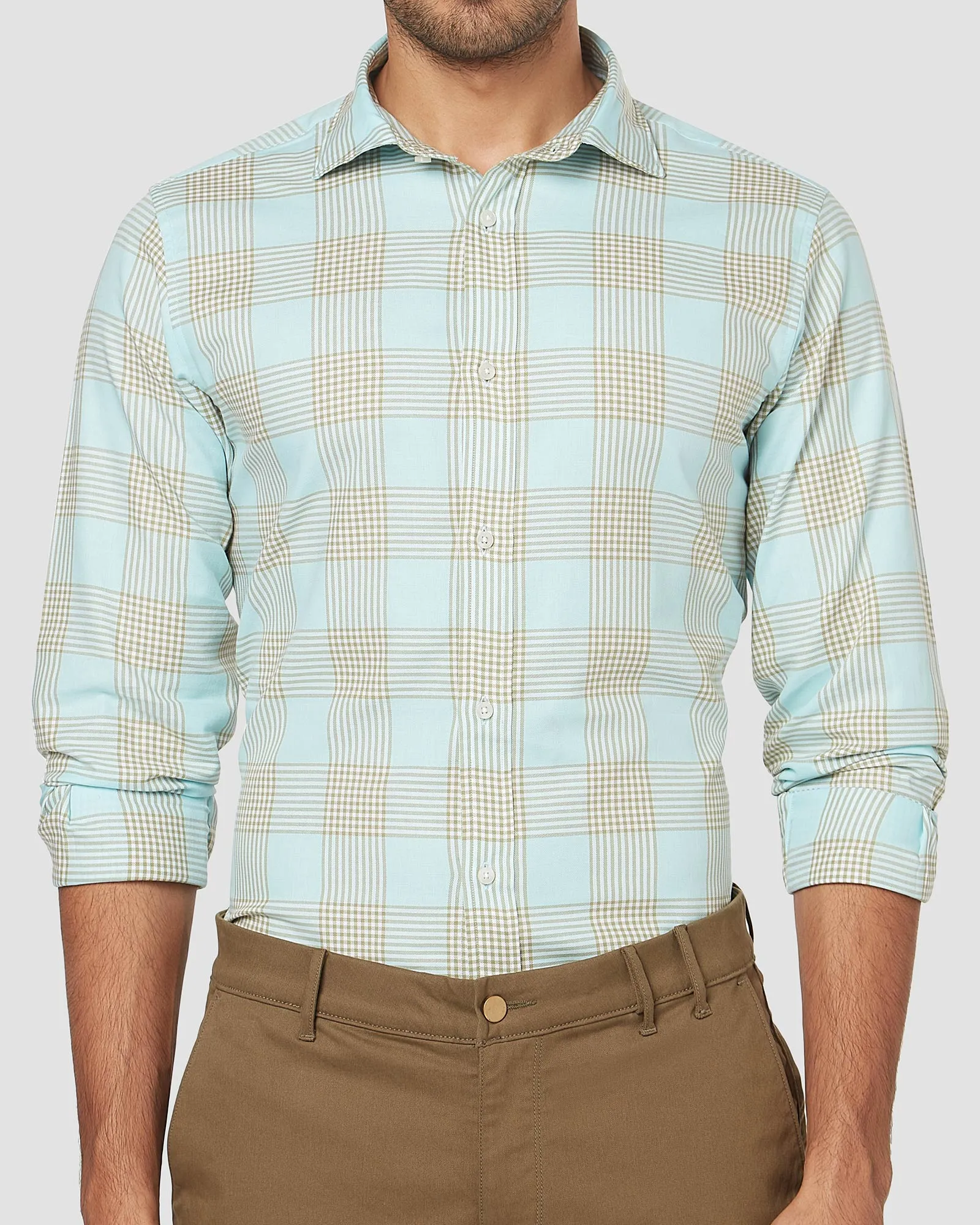 Choco Breeze Checked Shirt