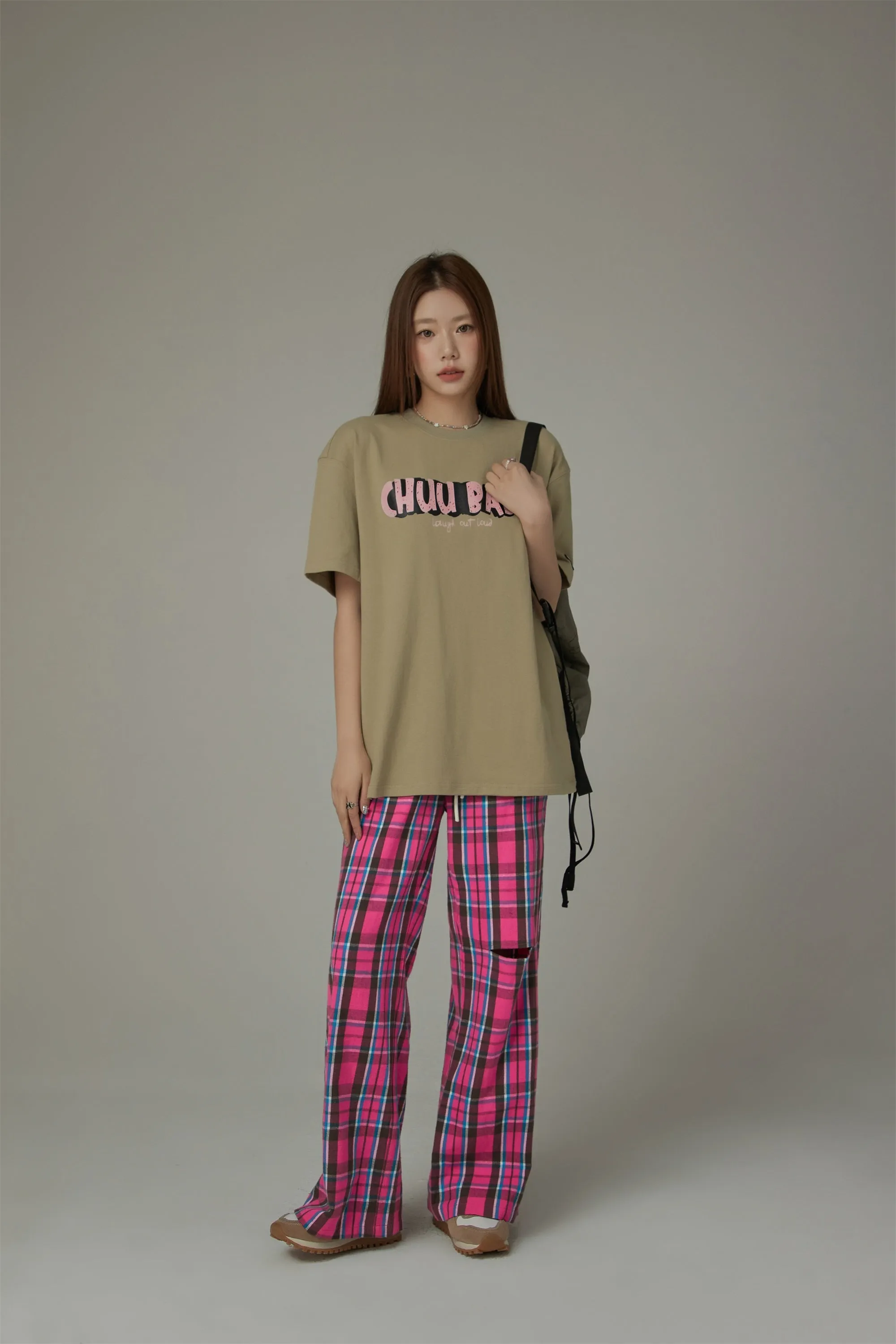 Chuu Baby Logo Cotton Loose Fit T-Shirt