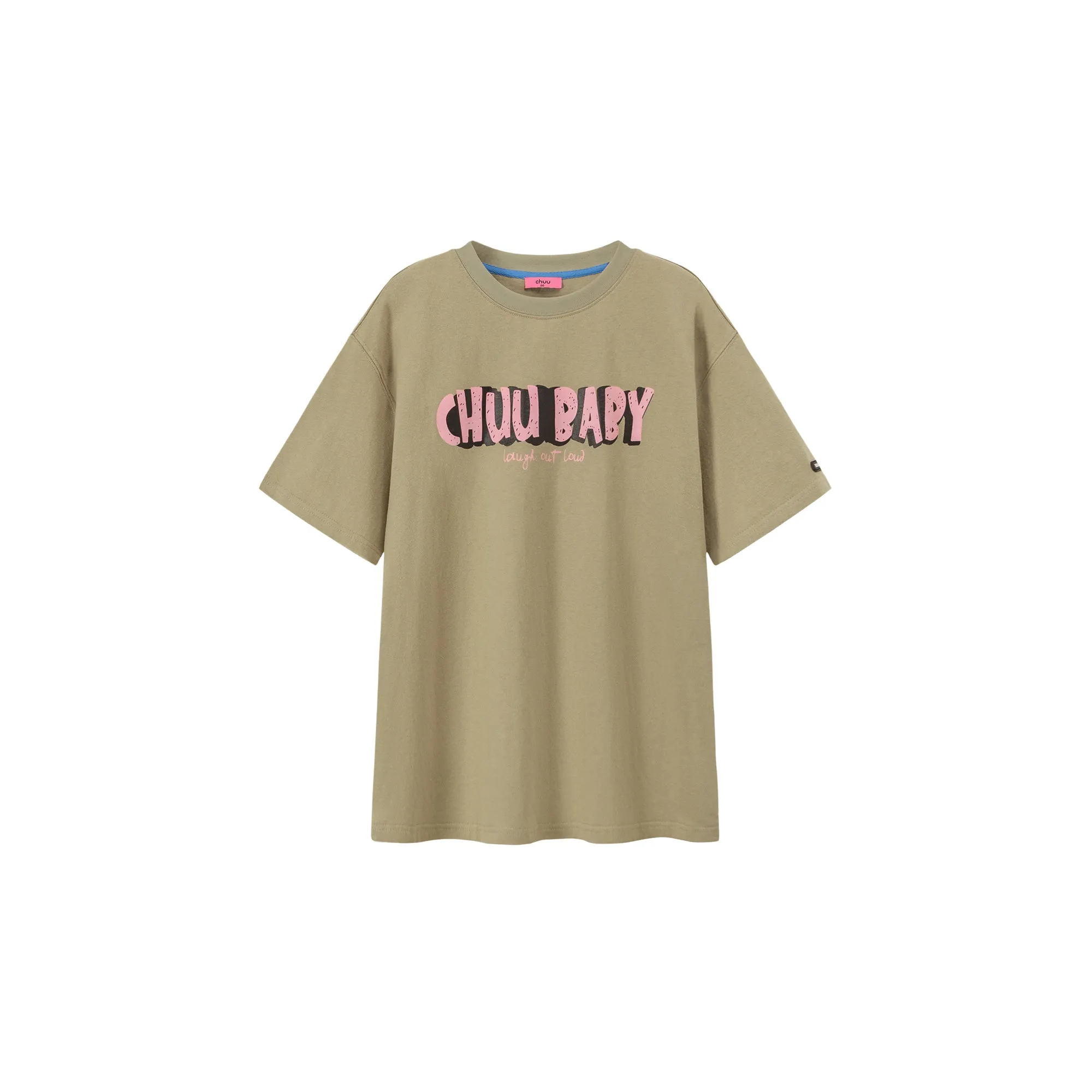 Chuu Baby Logo Cotton Loose Fit T-Shirt