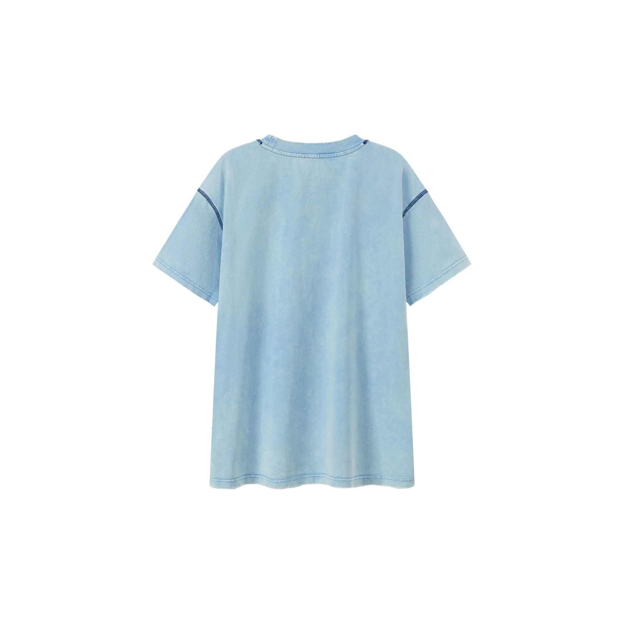 Chuu Embroidered Loose-Fit T-Shirt