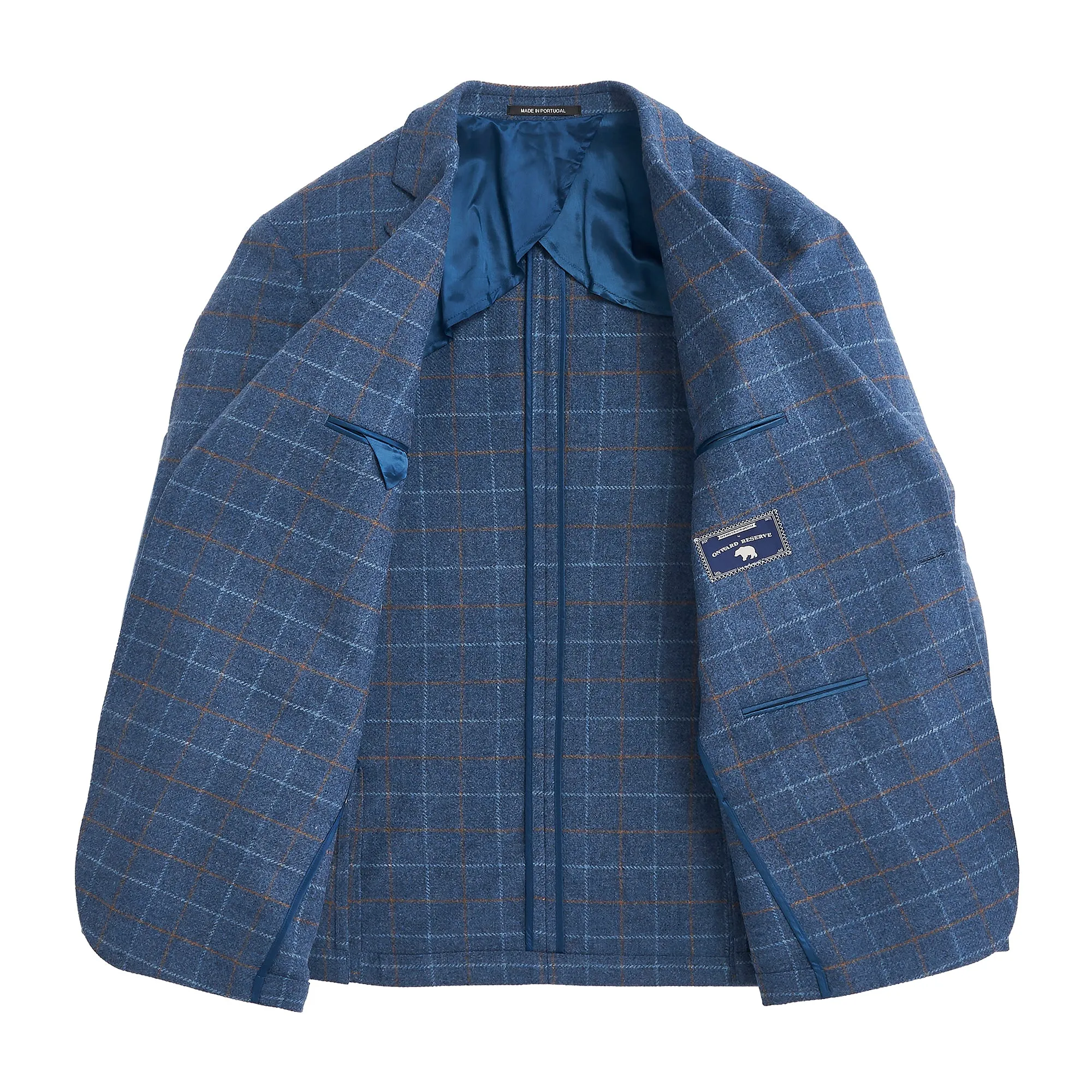 Country Blue Windowpane Sport Coat