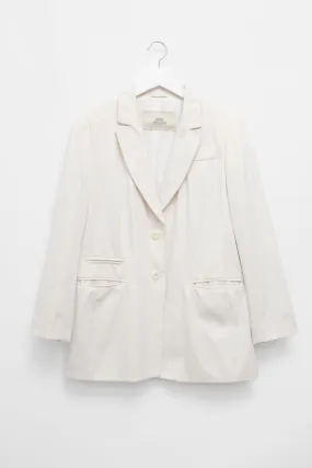 CREAM VINTAGE OVERSIZE BLAZER