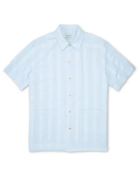 Cuban Short Sleeve Shirt Yardley Sky Blue