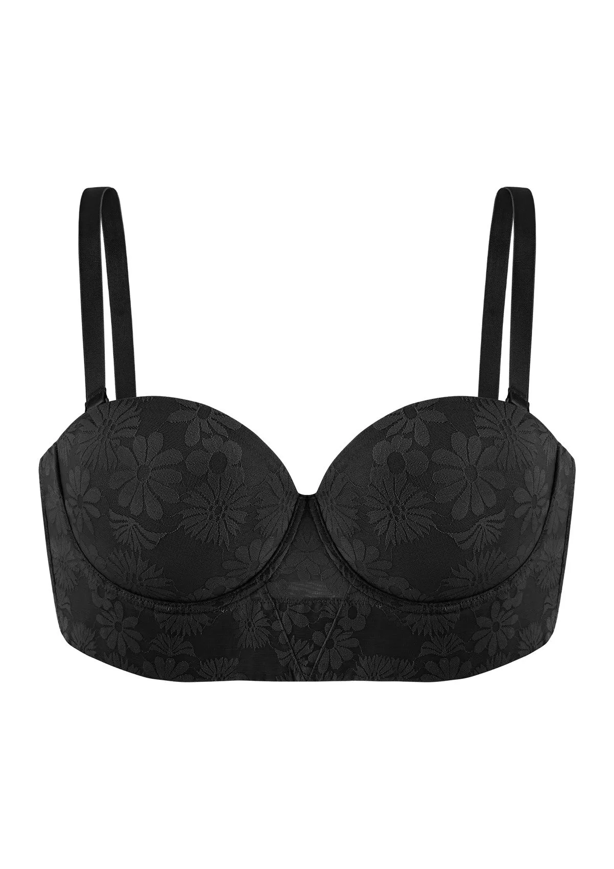 Daisy Strapless Longline Full Coverage Underwire Bra