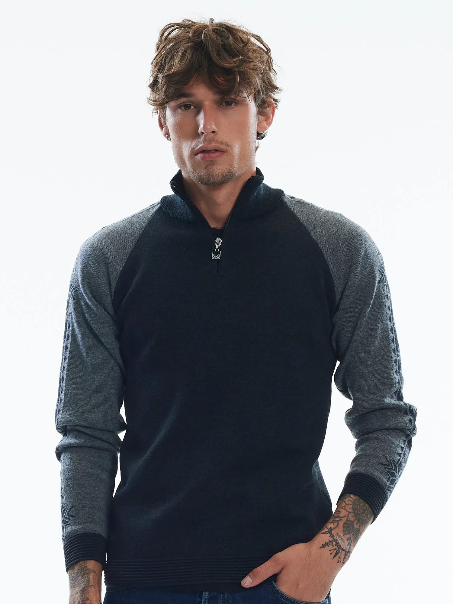 Dale of Norway - Geilo Men's Sweater - Dark Charcoal