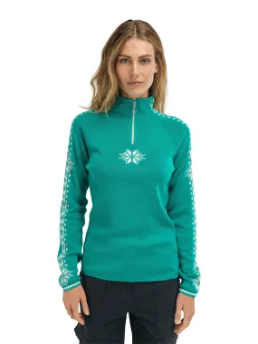 Dale of Norway - Geilo Women's Sweater - Peacock Offwhite