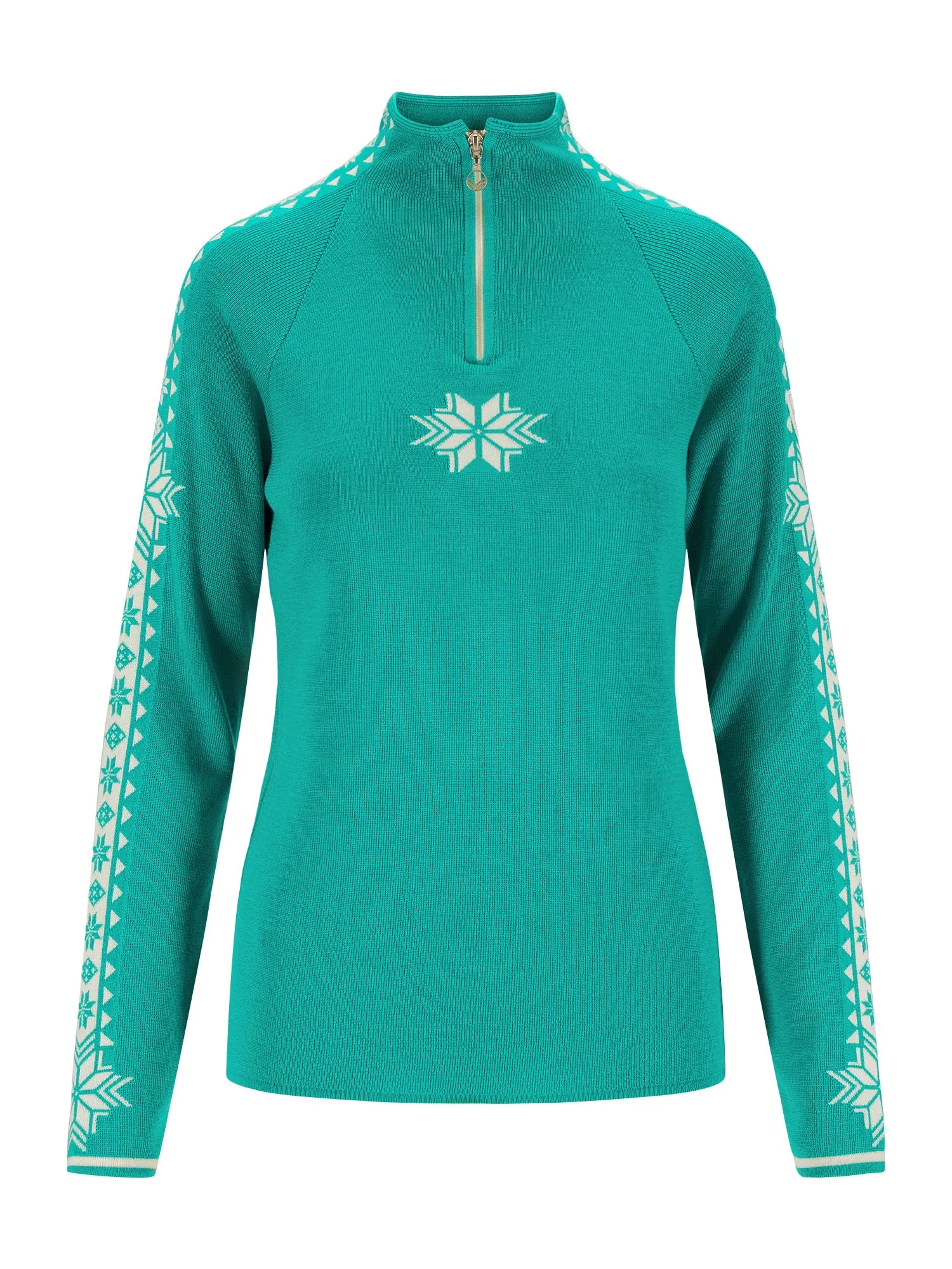 Dale of Norway - Geilo Women's Sweater - Peacock Offwhite