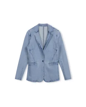 Denim Pocket Detailed Blazer