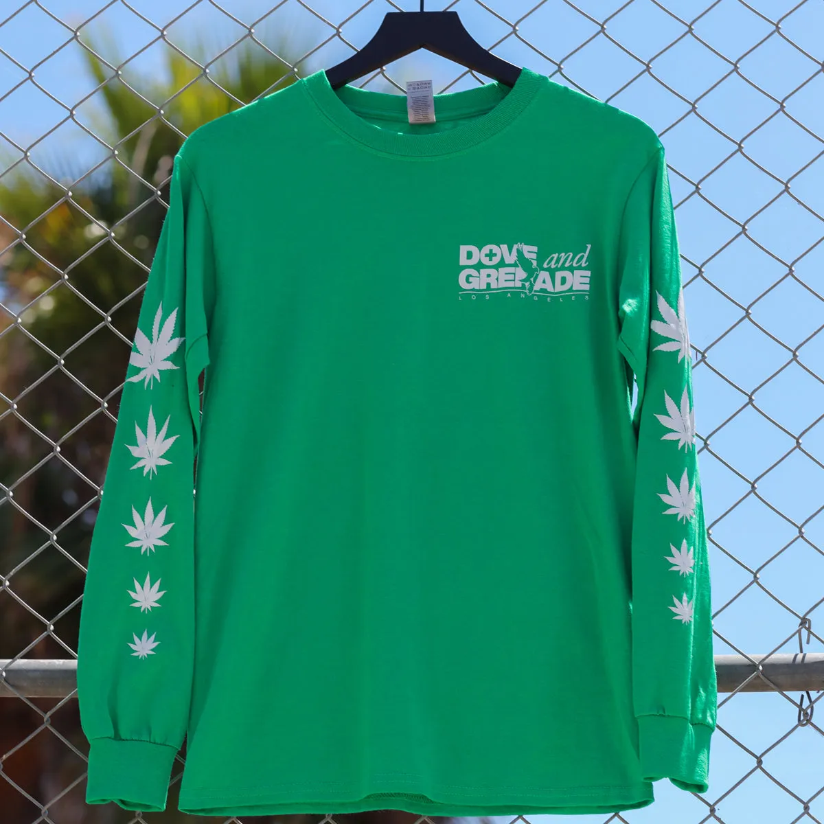 Dove & Grenade Logo Long Sleeve (Green)