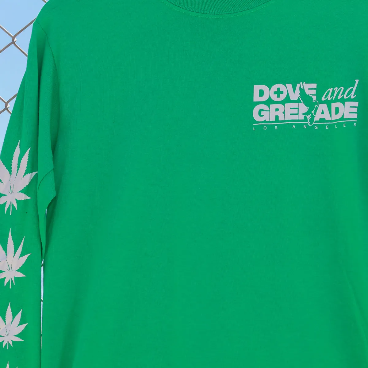 Dove & Grenade Logo Long Sleeve (Green)