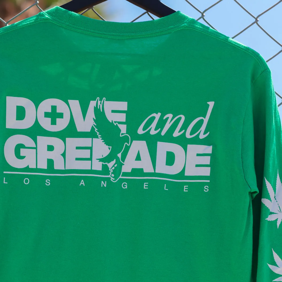 Dove & Grenade Logo Long Sleeve (Green)