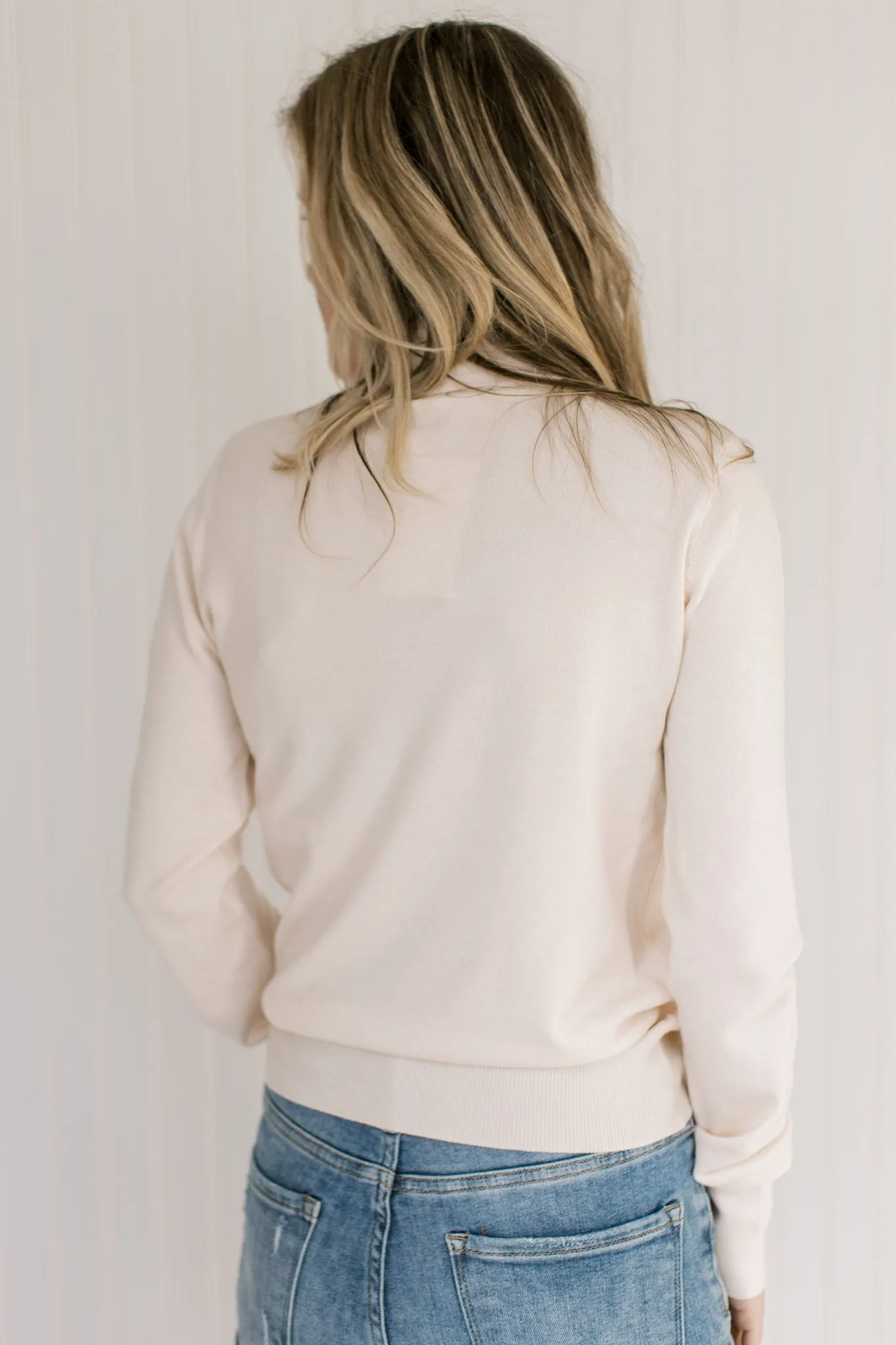 Ecru Soft Sweater