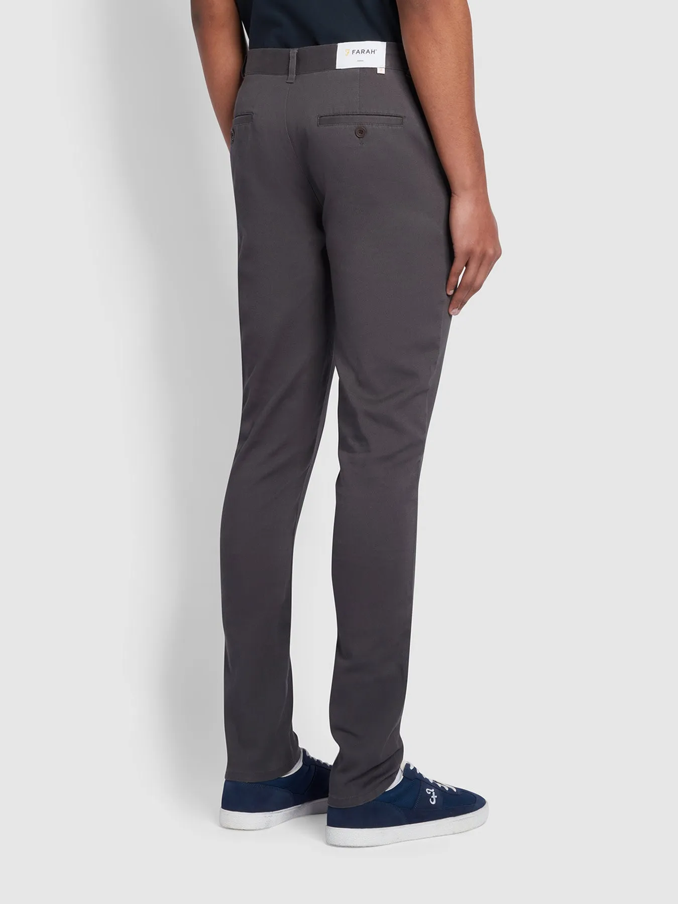 Endmore Skinny Fit Chinos In Farah Grey